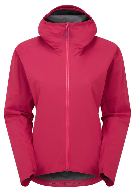 Rab Cinder Downpour Light Jacket Wmns Watermelon / 16/XL