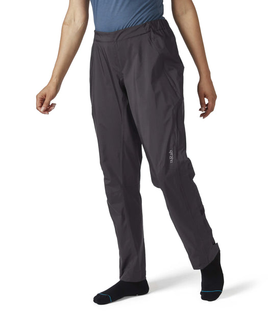 Rab Cinder Downpour Light Pants Wmns Anthracite / 16/XL