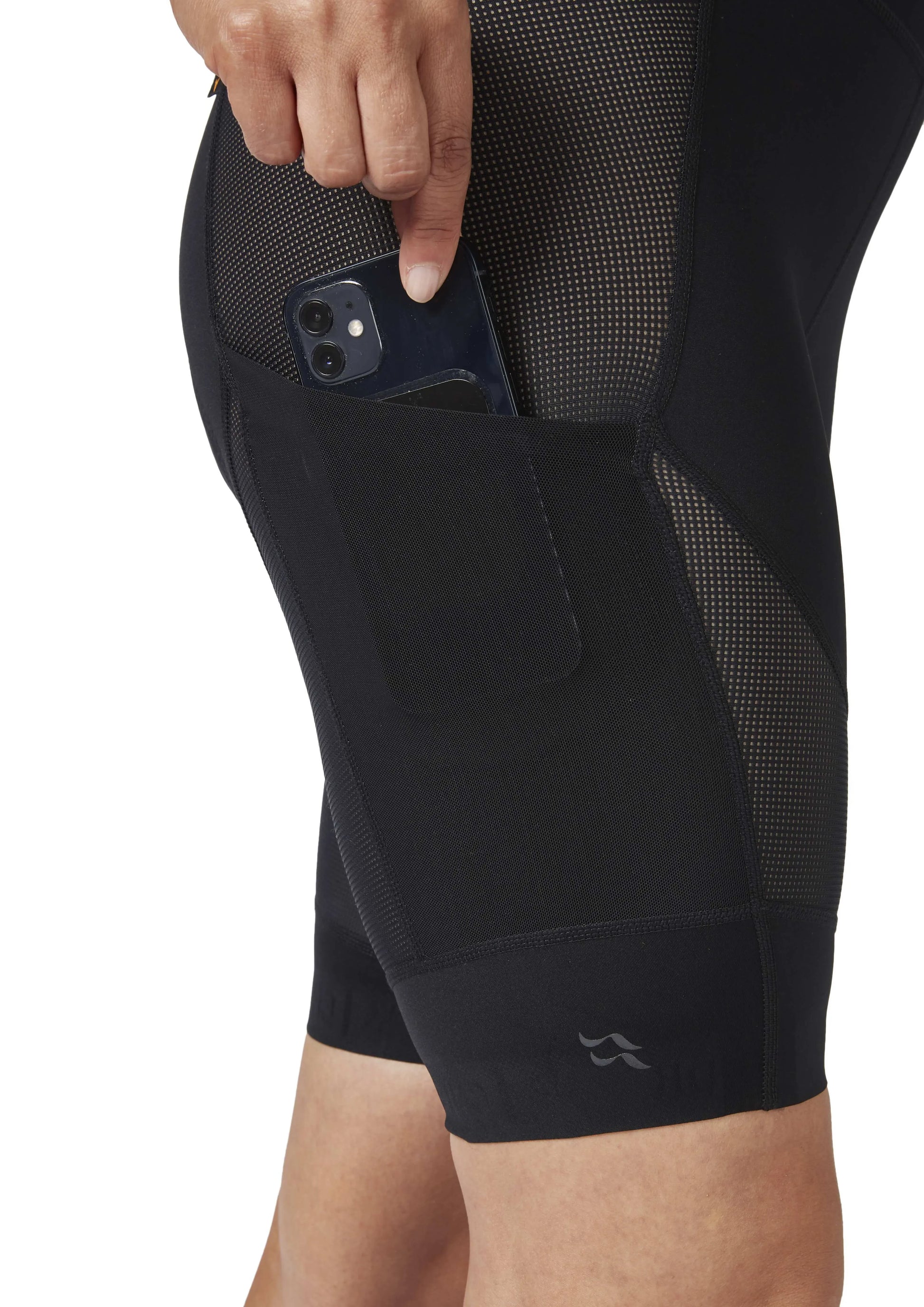 Rab Cinder Liner Bib Shorts Wmns Black / 16/XL