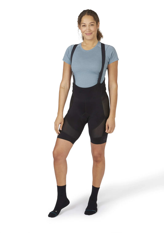 Rab Cinder Liner Bib Shorts Wmns Black / 16/XL