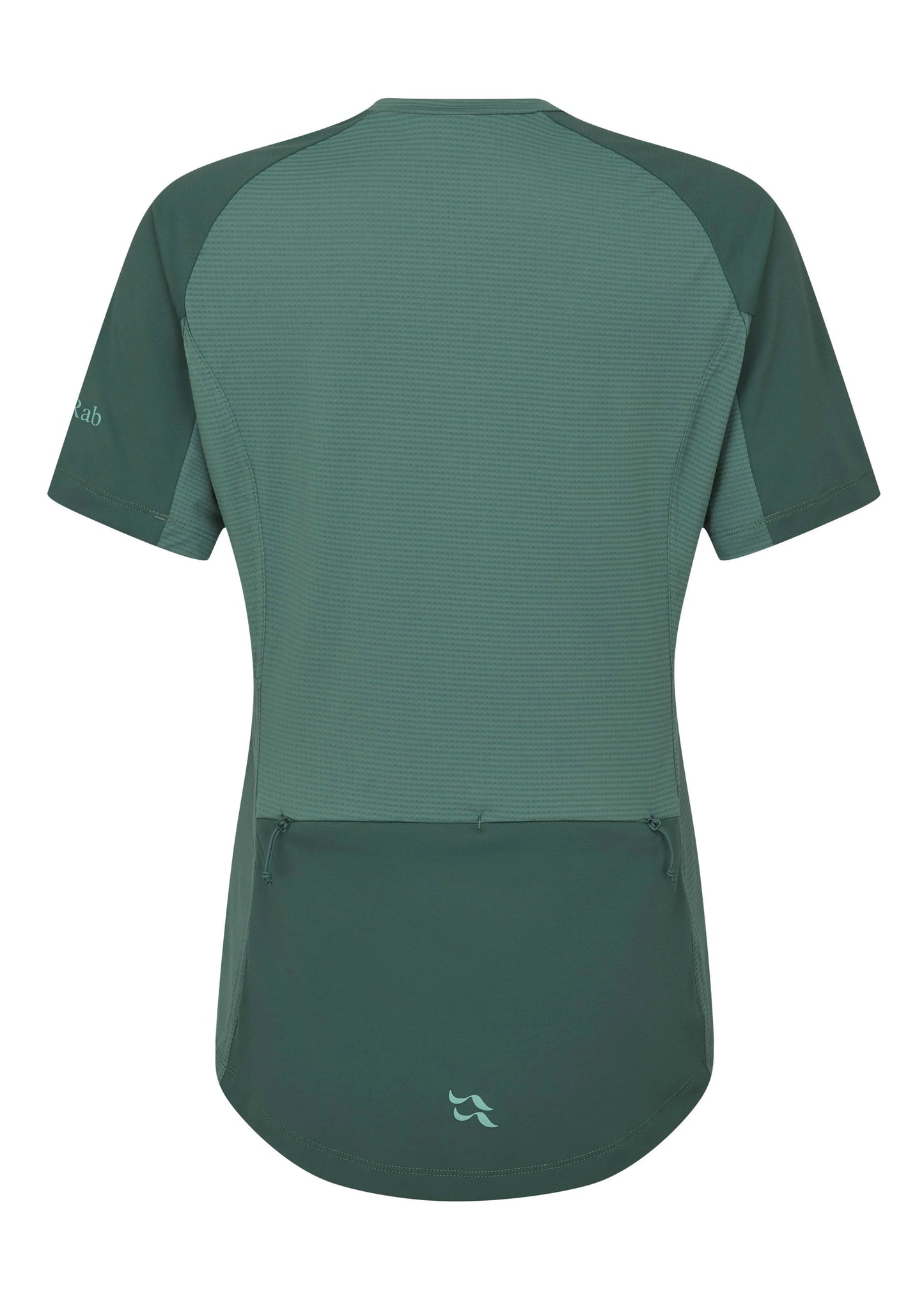 Rab Cinder Tract Jersey Wmns Green Slate/Eucalyptus / 16/XL