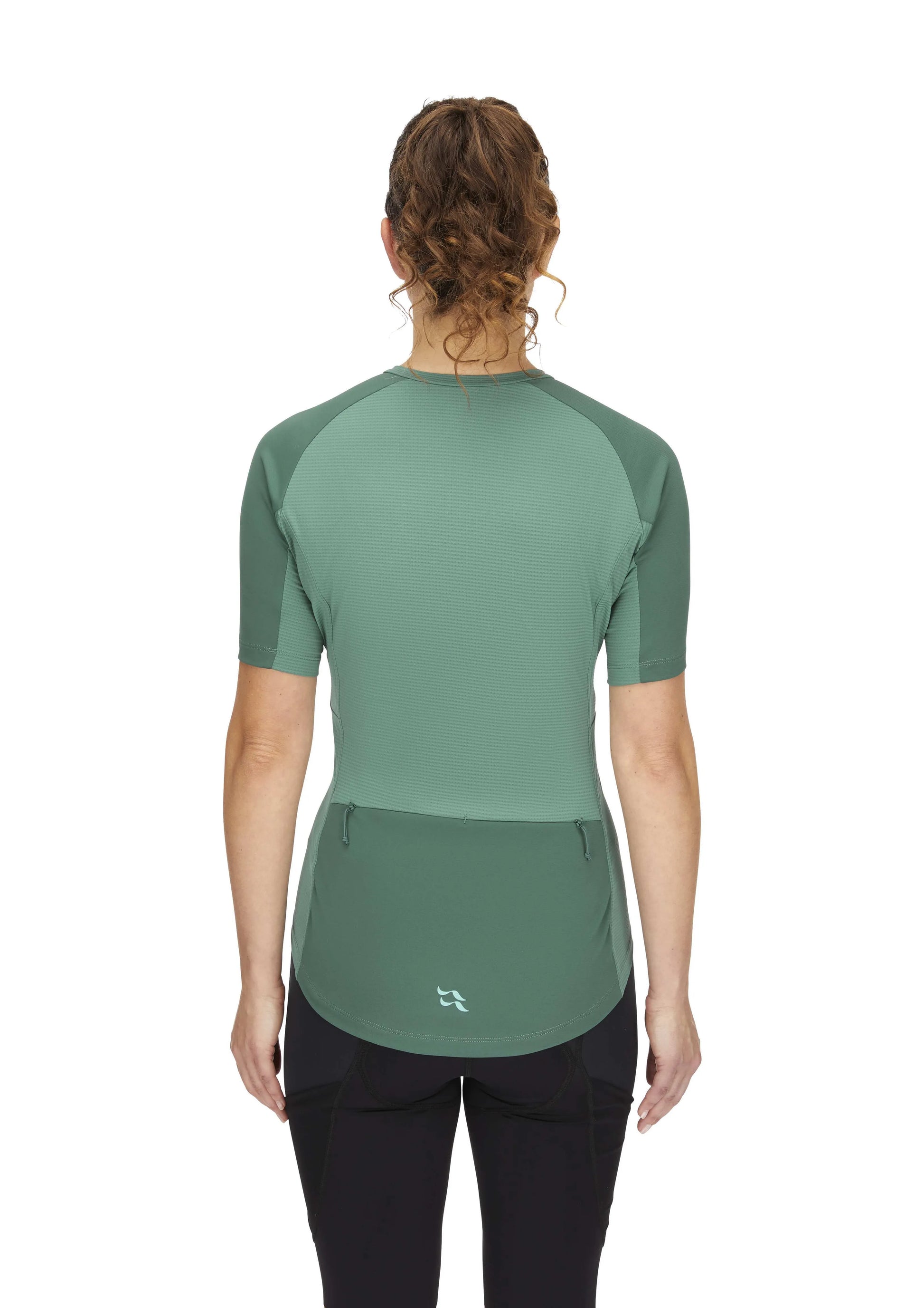 Rab Cinder Tract Jersey Wmns Green Slate/Eucalyptus / 16/XL