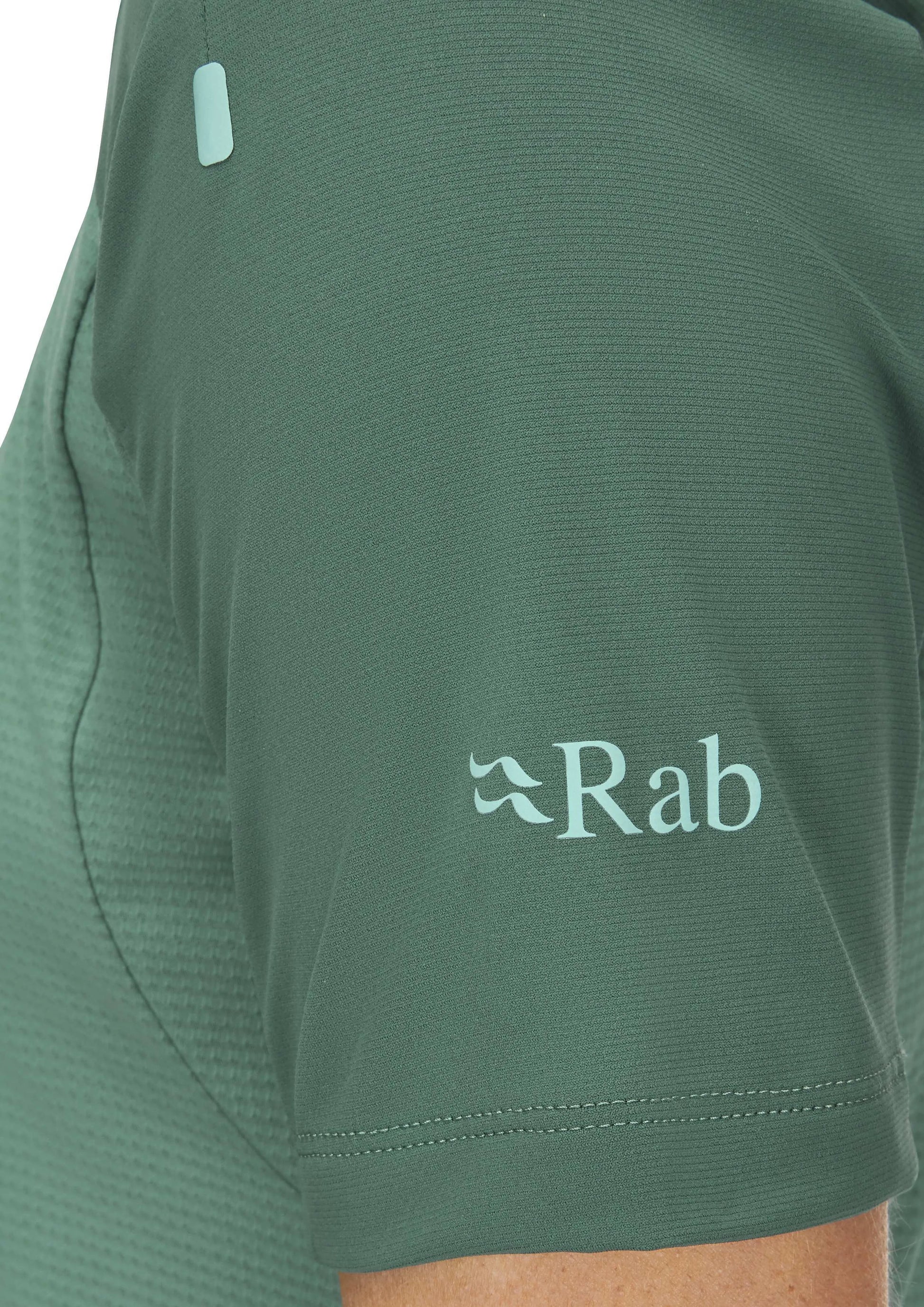 Rab Cinder Tract Jersey Wmns Green Slate/Eucalyptus / 16/XL