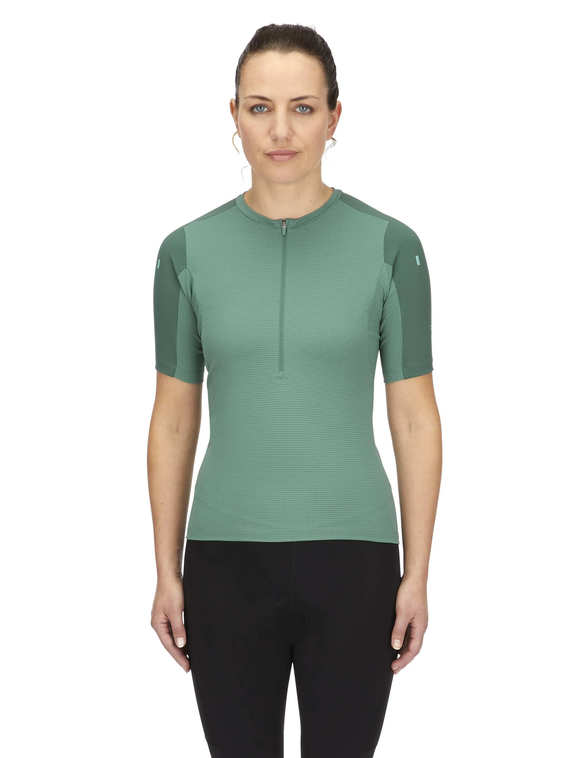 Rab Cinder Tract Jersey Wmns Green Slate/Eucalyptus / 16/XL
