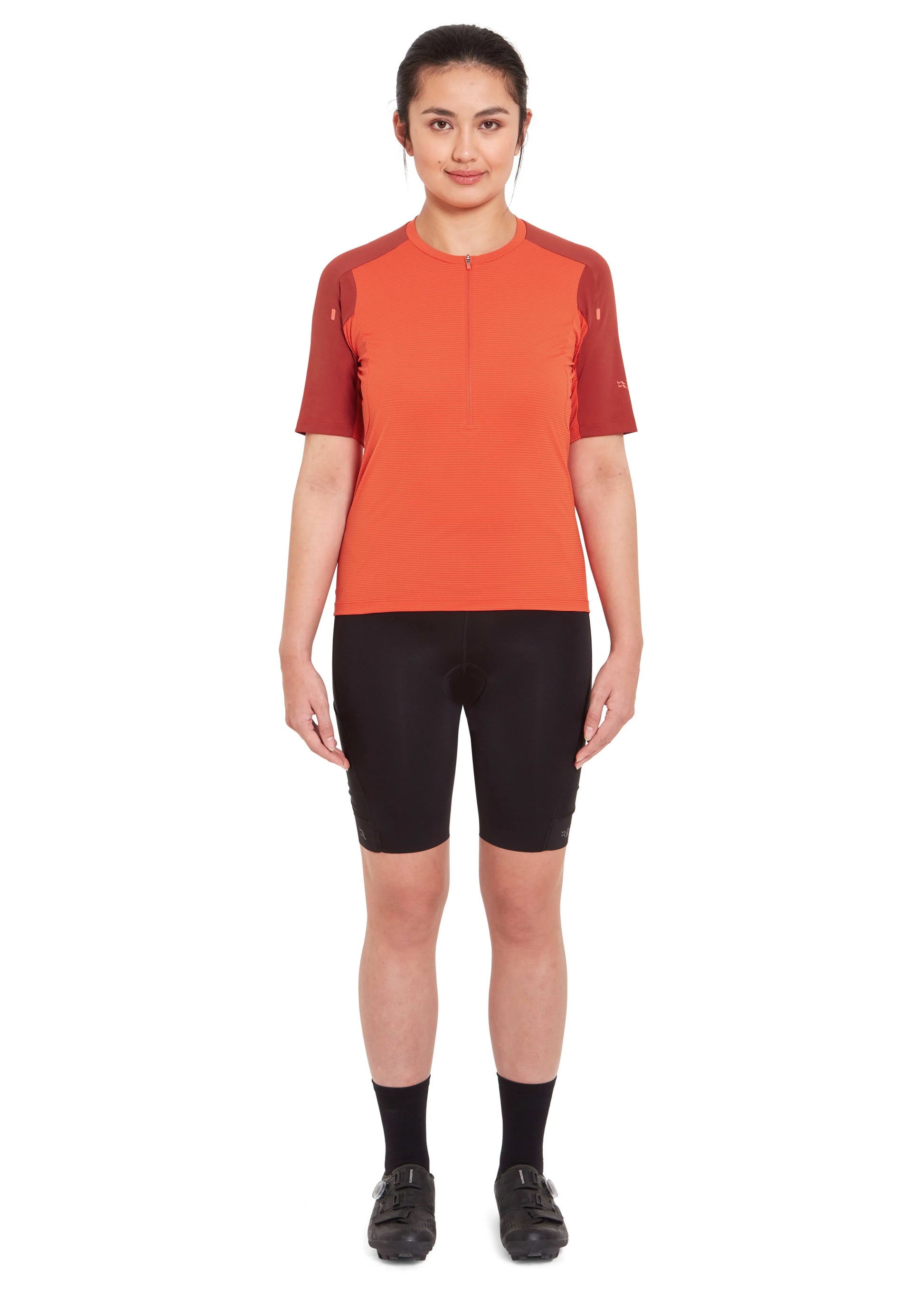 Rab Cinder Tract Jersey Wmns Tuscan Red/Red Grapefruit / 16/XL