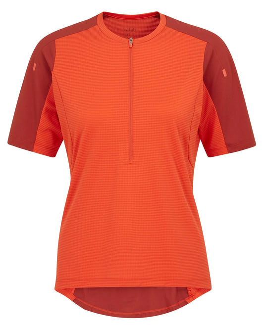 Rab Cinder Tract Jersey Wmns Tuscan Red/Red Grapefruit / 16/XL