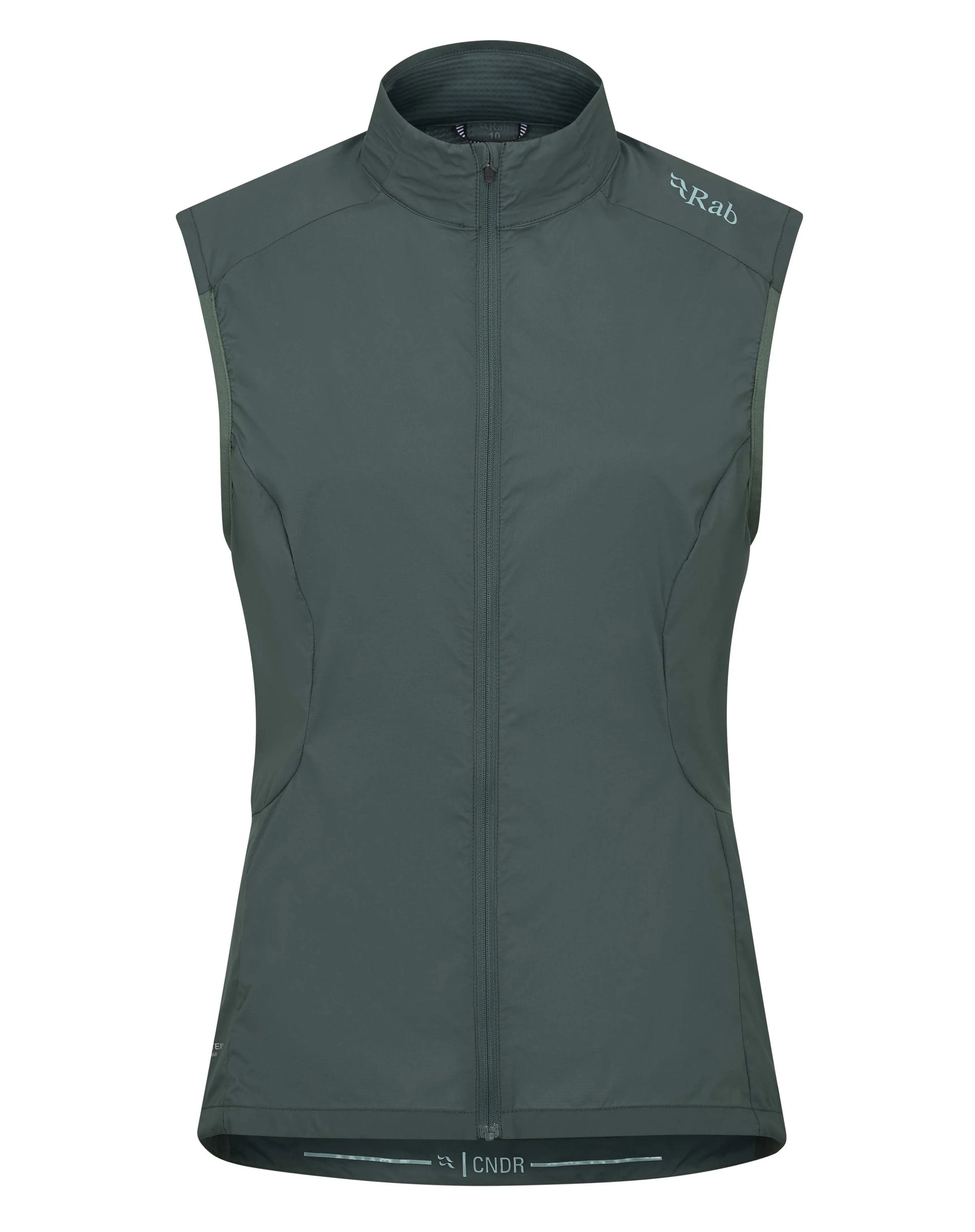 Rab Cinder Windveil Vest Wmns Green Slate / 16/XL