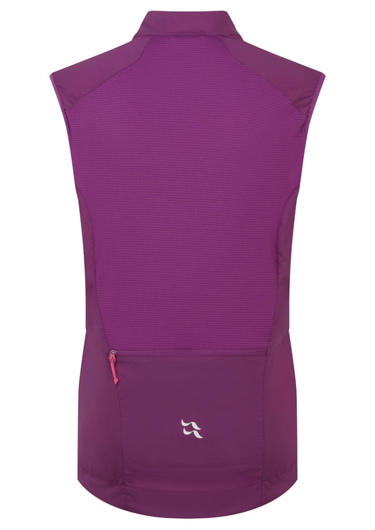 Rab Cinder Windveil Vest Wmns Plum / 16/XL