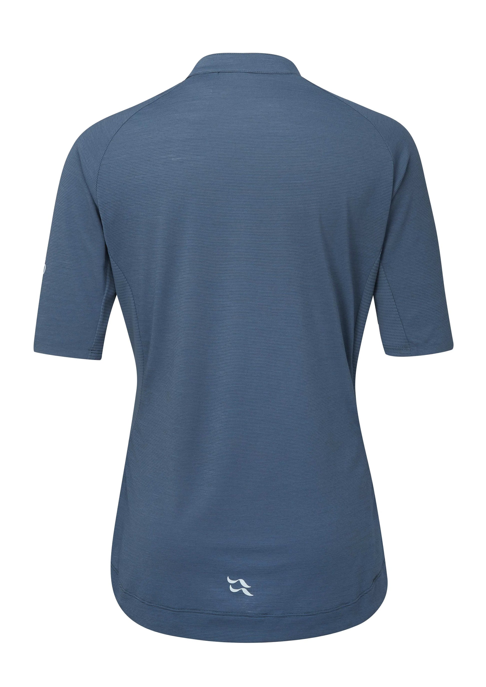 Rab Cindercrino Zip Tee Wmns Orion Blue / 16/XL
