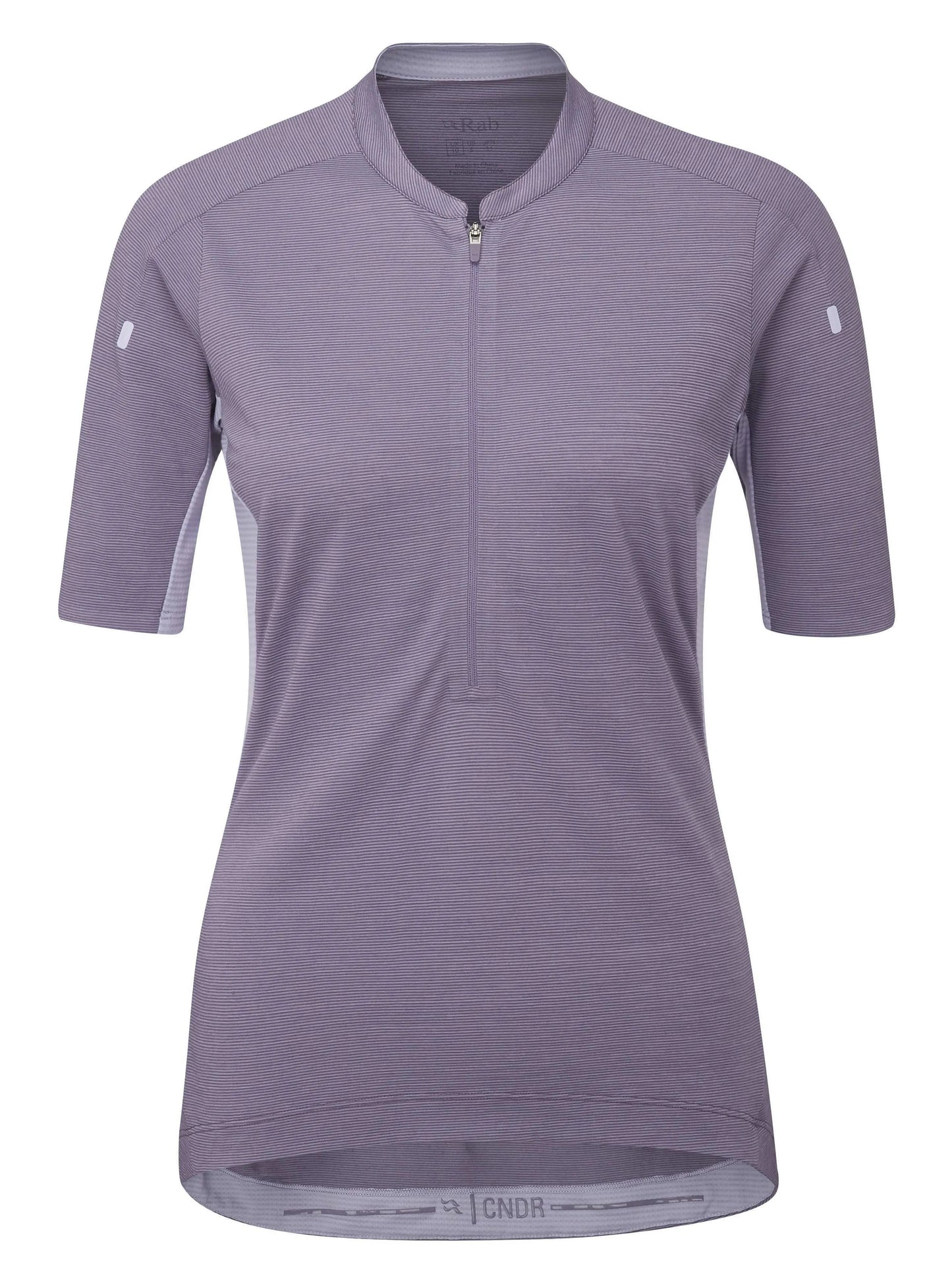 Rab Cindercrino Zip Tee Wmns Purple Sage / 16/XL