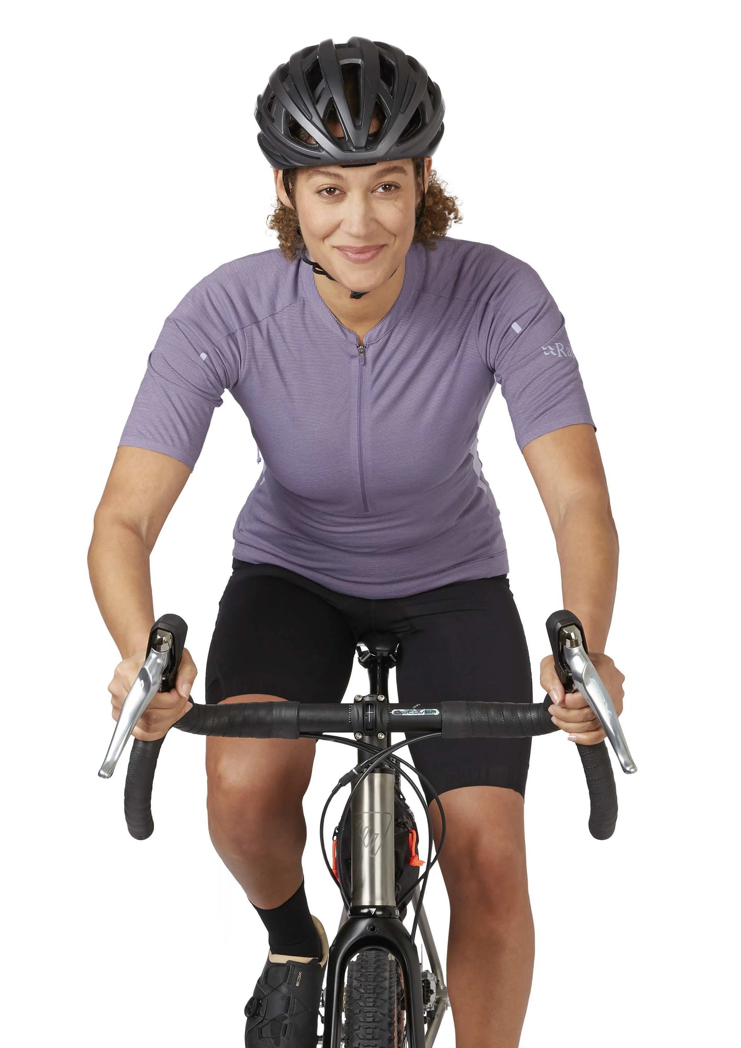 Rab Cindercrino Zip Tee Wmns Purple Sage / 16/XL
