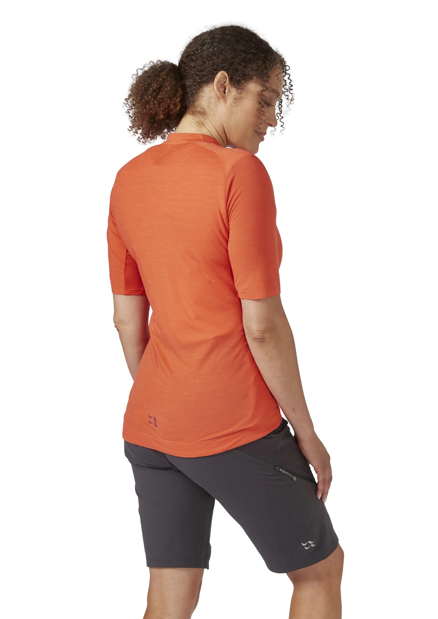 Rab Cindercrino Zip Tee Wmns Red Grapefruit / 16/XL
