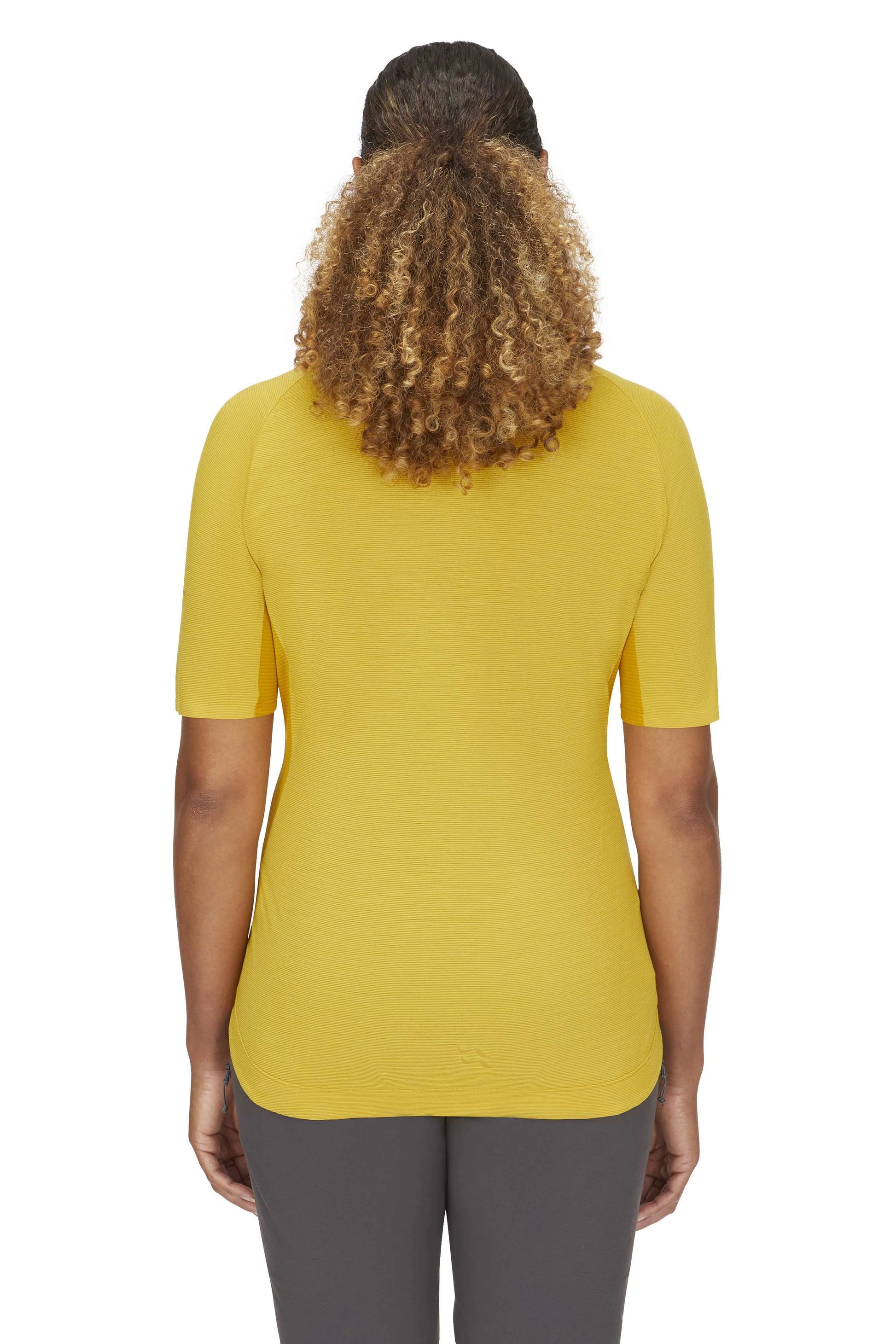 Rab Cindercrino Zip Tee Wmns Sahara / 16/XL