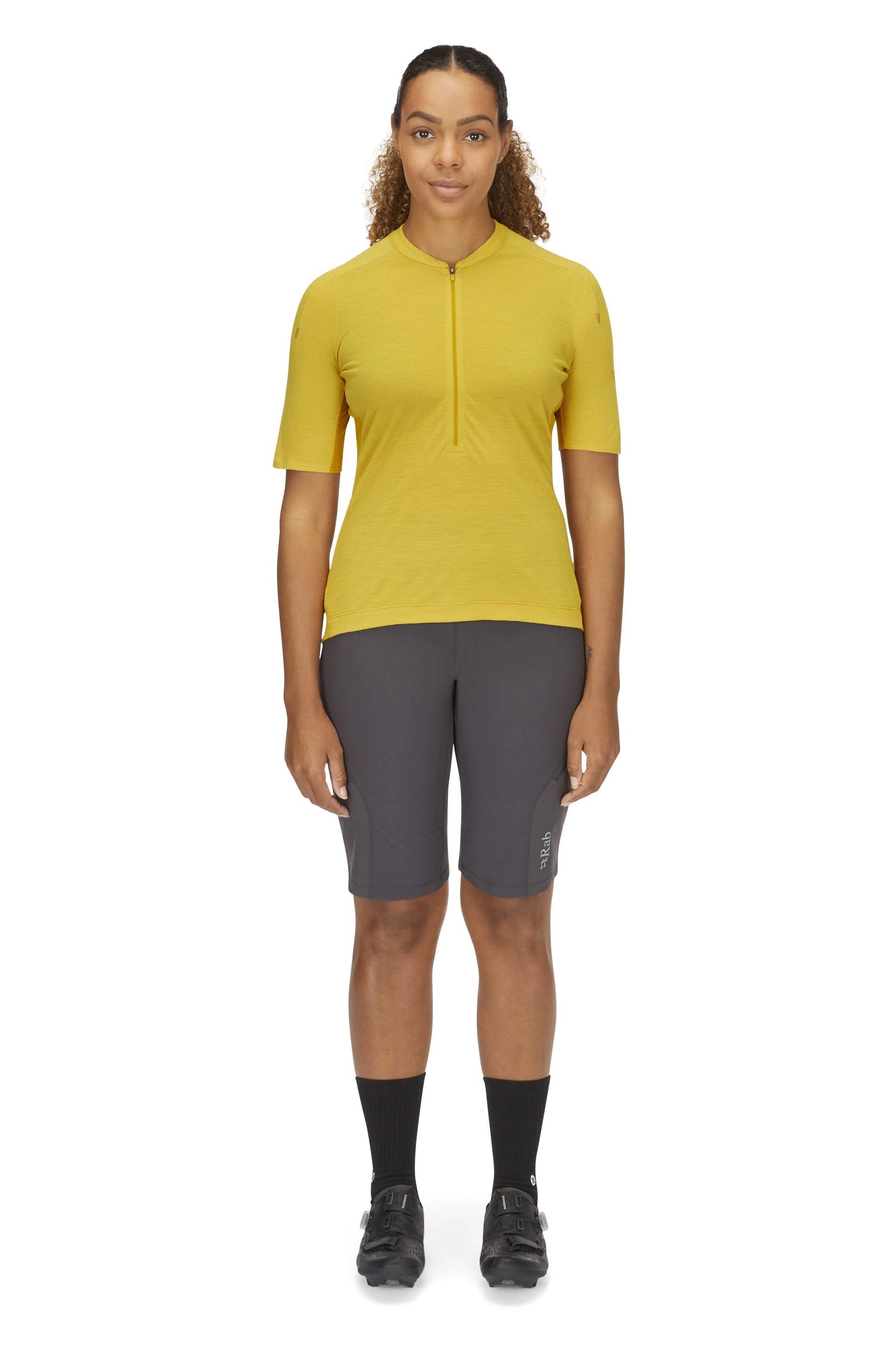 Rab Cindercrino Zip Tee Wmns Sahara / 16/XL