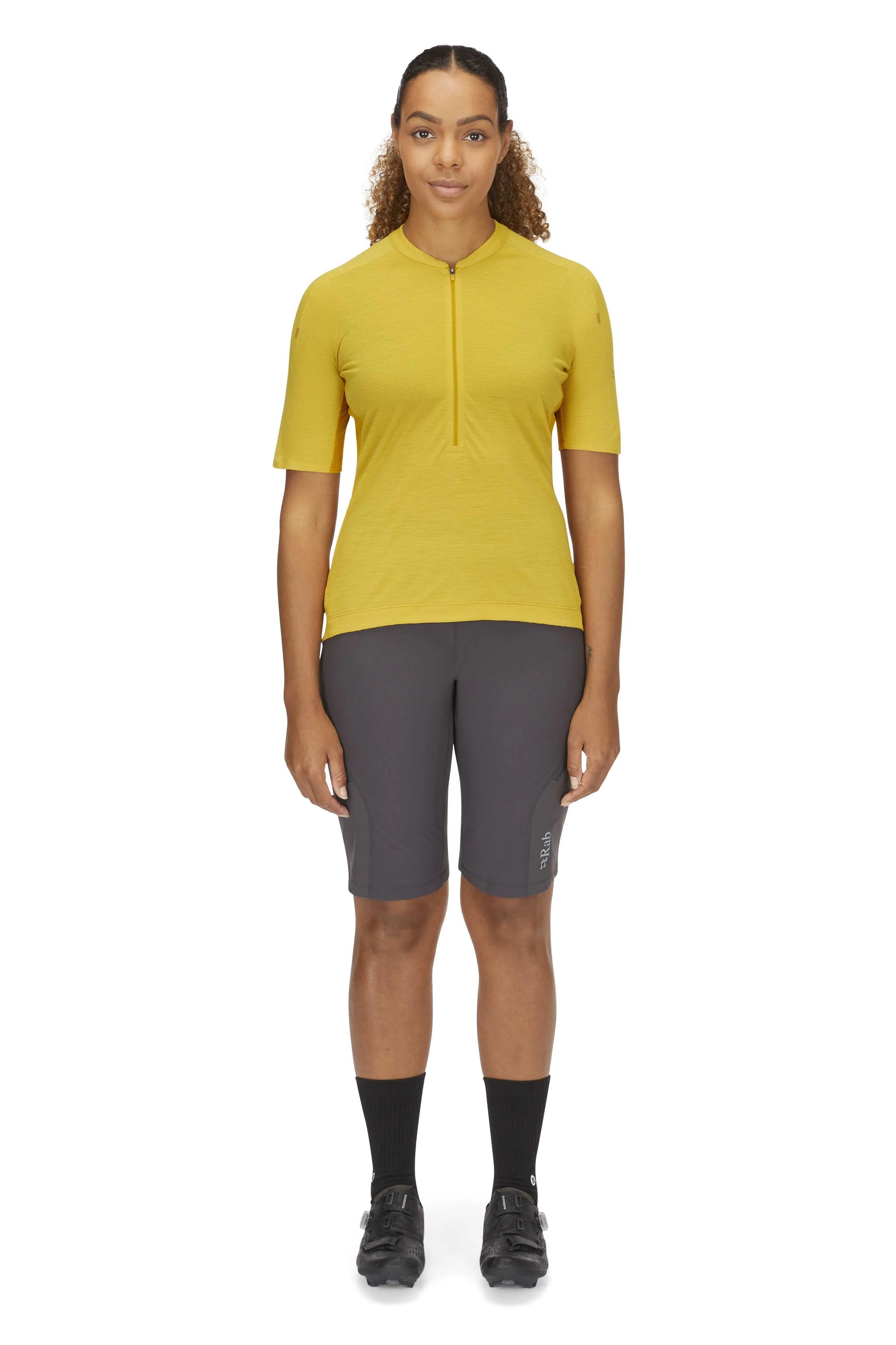 Rab Cindercrino Zip Tee Wmns Sahara / 16/XL