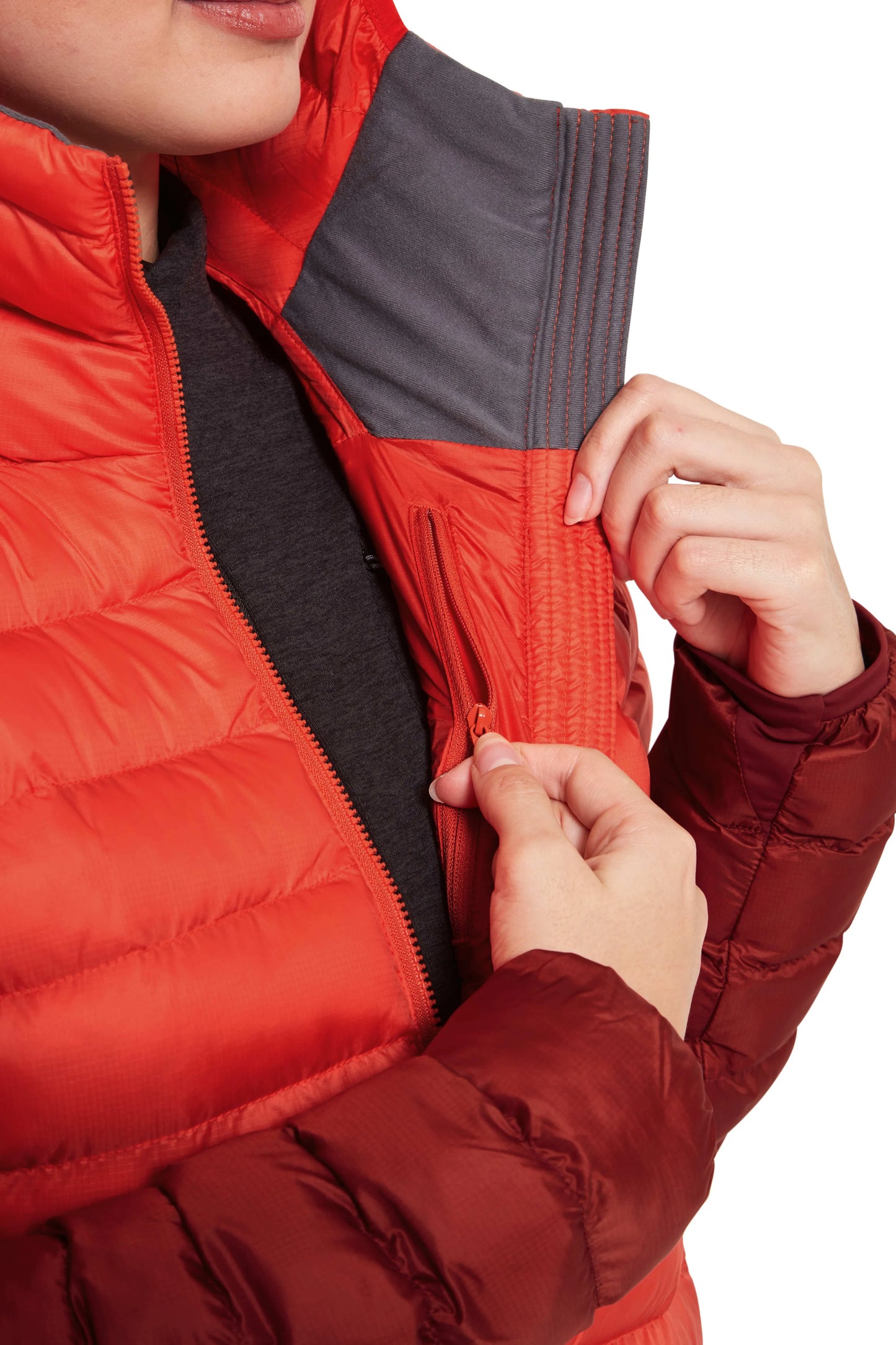 Rab Cirrus Alpine Jacket Wmns Red Grapefruit/Tuscan Red / 16/XL
