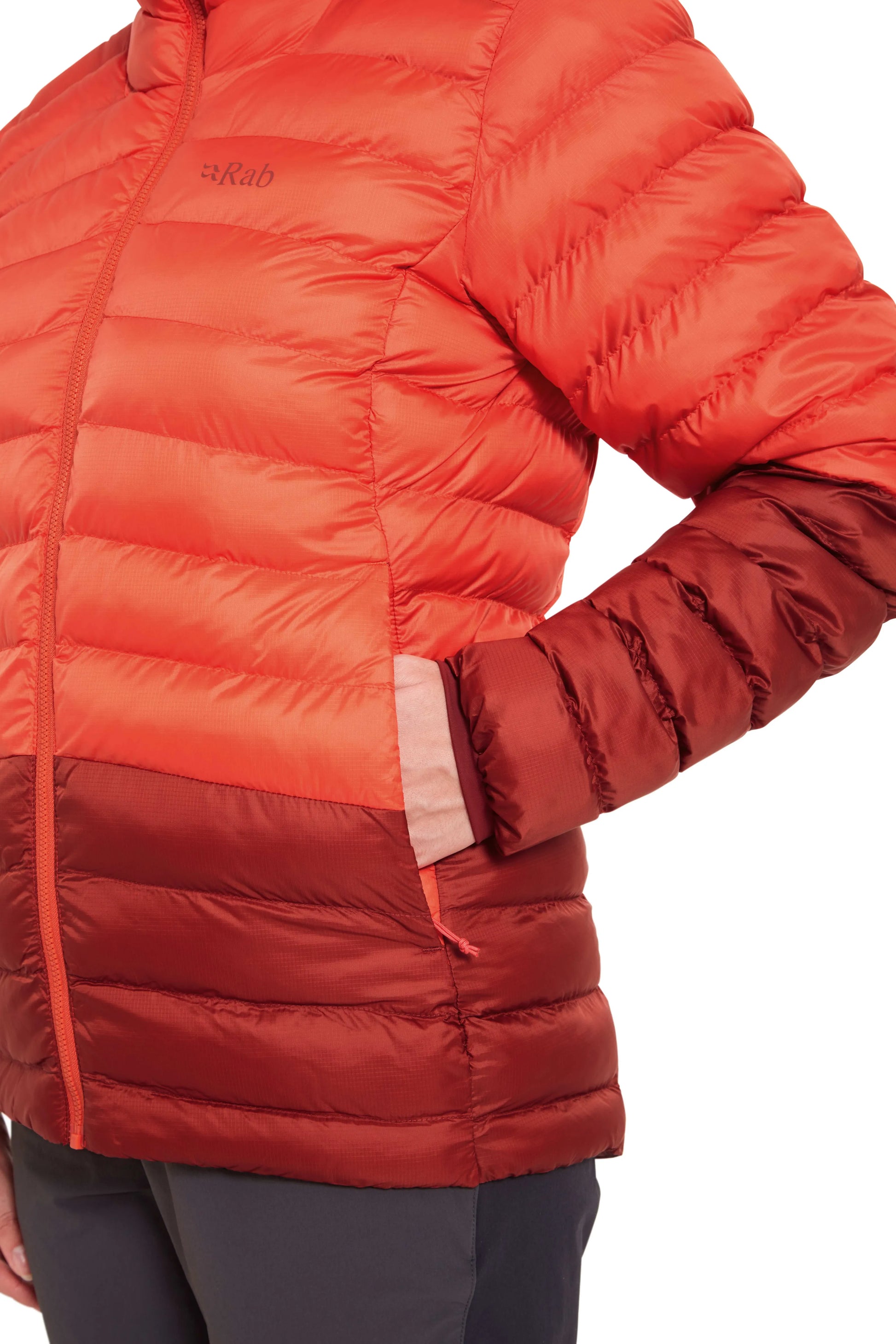 Rab Cirrus Alpine Jacket Wmns Red Grapefruit/Tuscan Red / 16/XL
