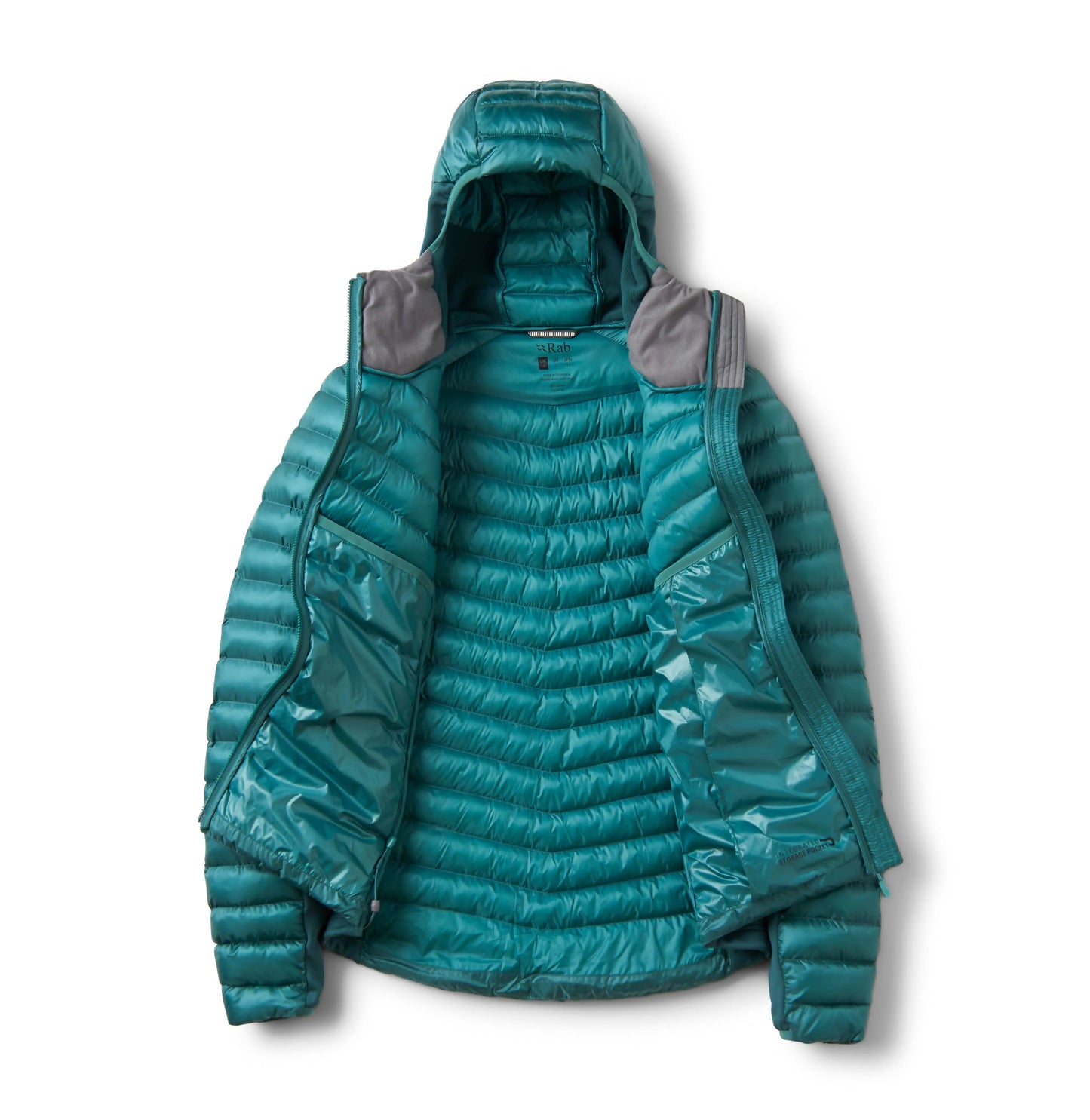 Rab Cirrus Flex Hoody Wmns Eucalyptus/Green Slate / 16/XL