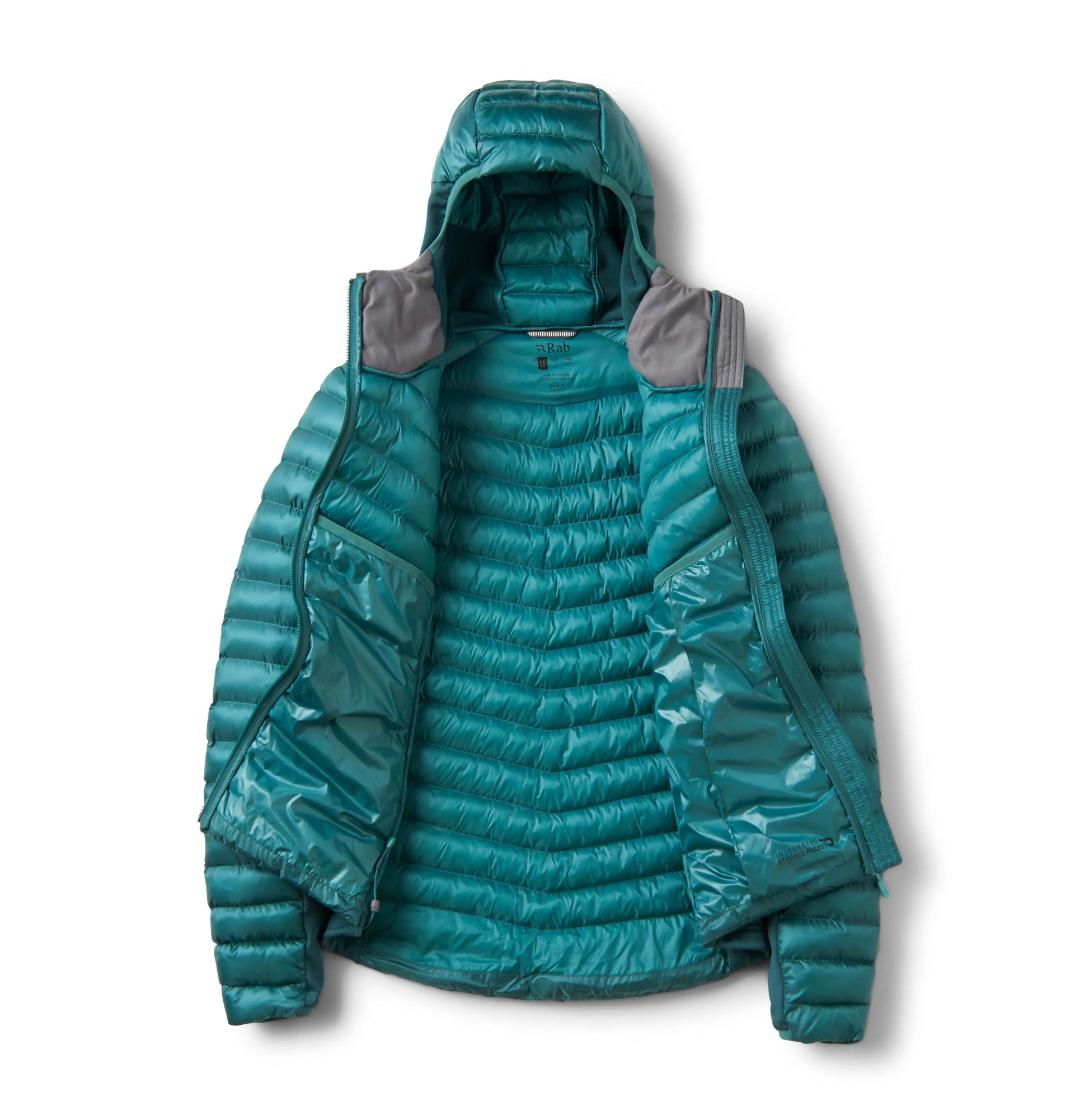 Rab Cirrus Flex Hoody Wmns Eucalyptus/Green Slate / 16/XL
