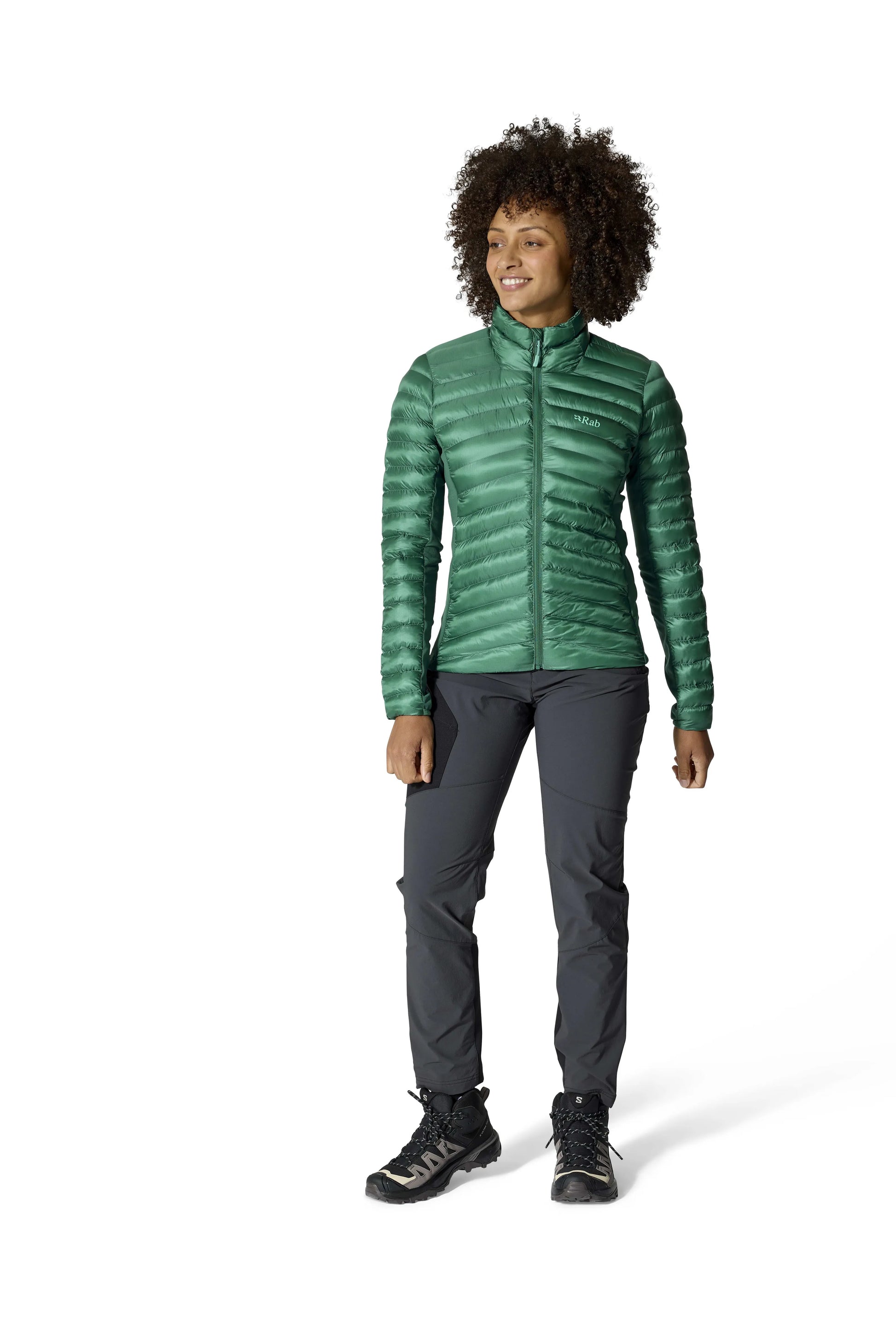 Rab Cirrus Flex Jacket Wmns Eucalyptus/Green Slate / 16/XL