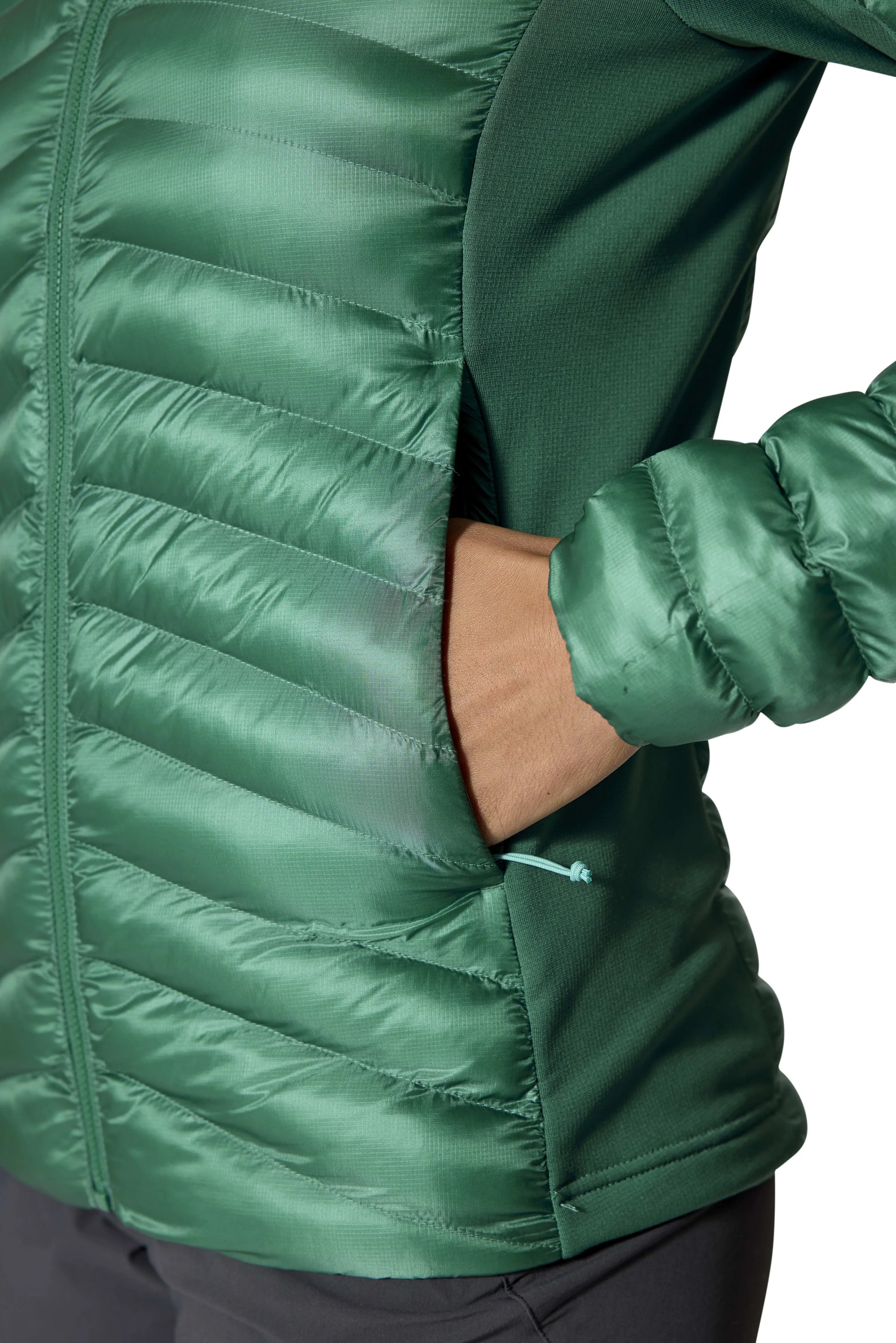 Rab Cirrus Flex Jacket Wmns Eucalyptus/Green Slate / 16/XL
