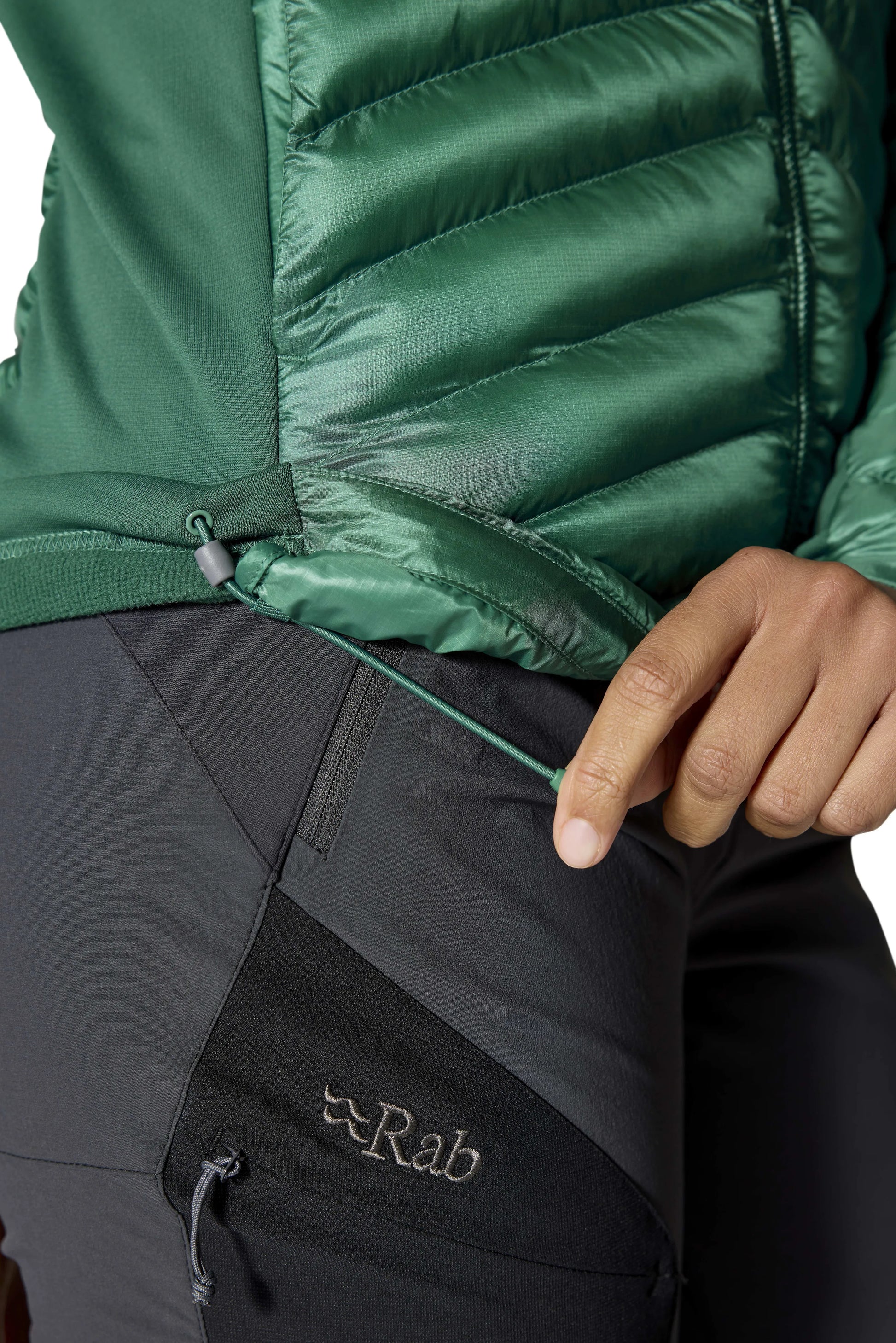 Rab Cirrus Flex Jacket Wmns Eucalyptus/Green Slate / 16/XL