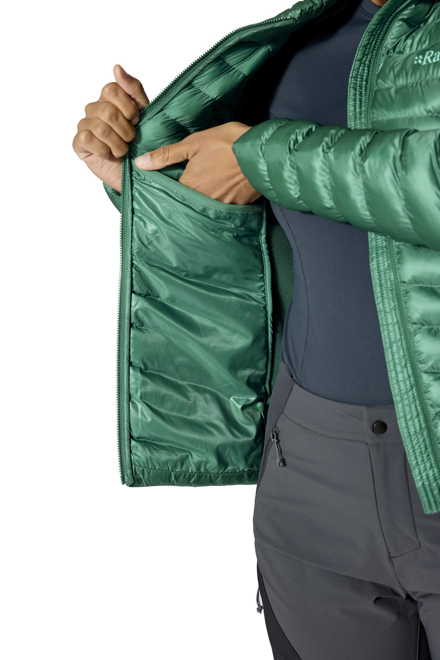 Rab Cirrus Flex Jacket Wmns Eucalyptus/Green Slate / 16/XL