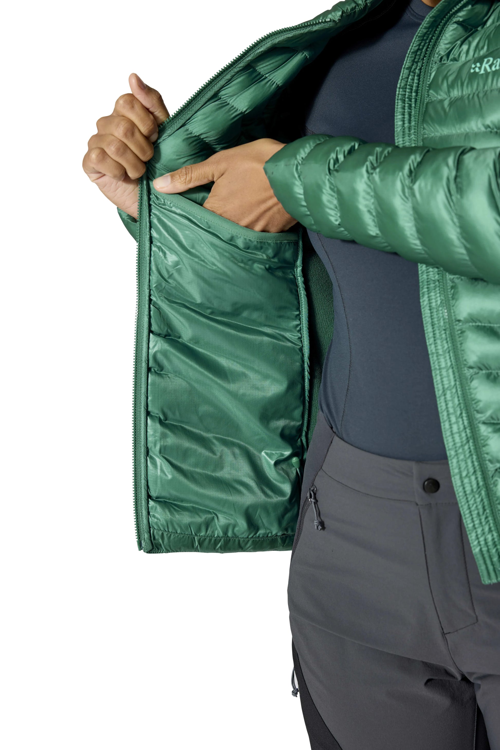 Rab Cirrus Flex Jacket Wmns Eucalyptus/Green Slate / 16/XL