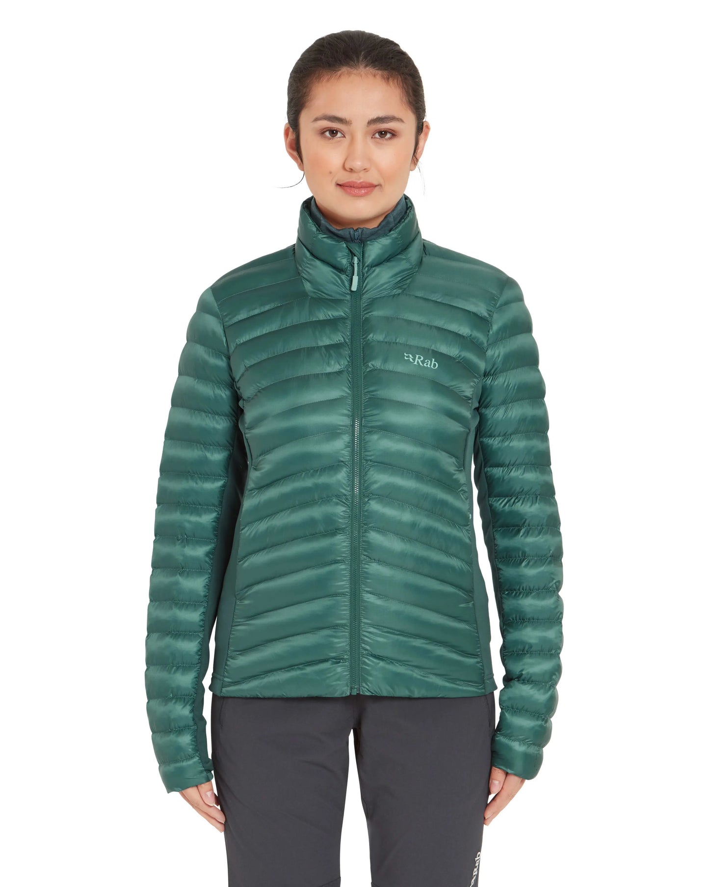 Rab Cirrus Flex Jacket Wmns Eucalyptus/Green Slate / 16/XL