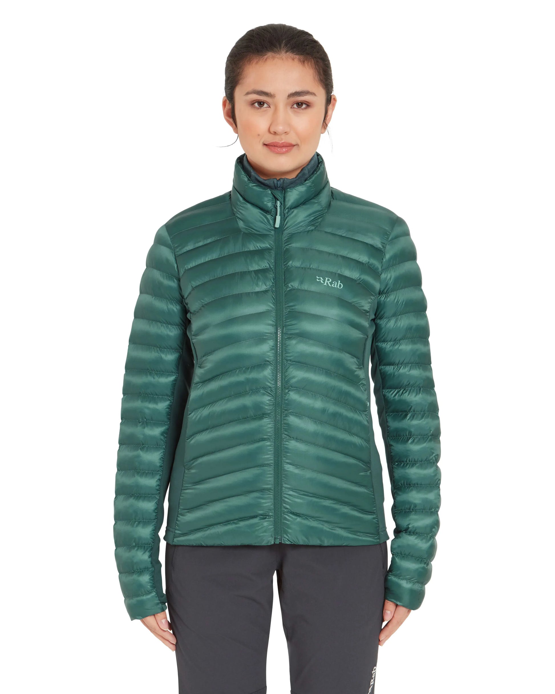 Rab Cirrus Flex Jacket Wmns Eucalyptus/Green Slate / 16/XL