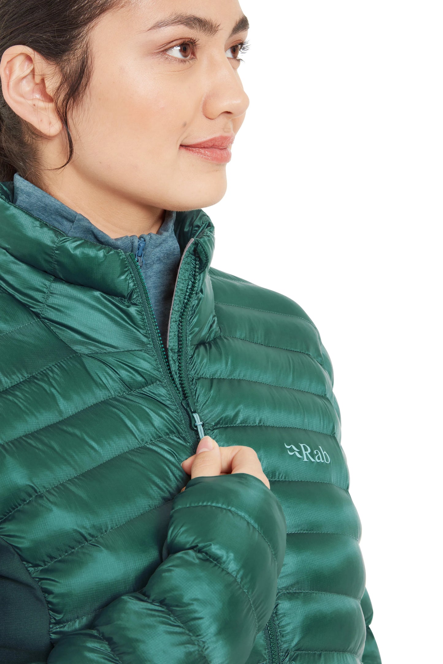 Rab Cirrus Flex Jacket Wmns Eucalyptus/Green Slate / 16/XL