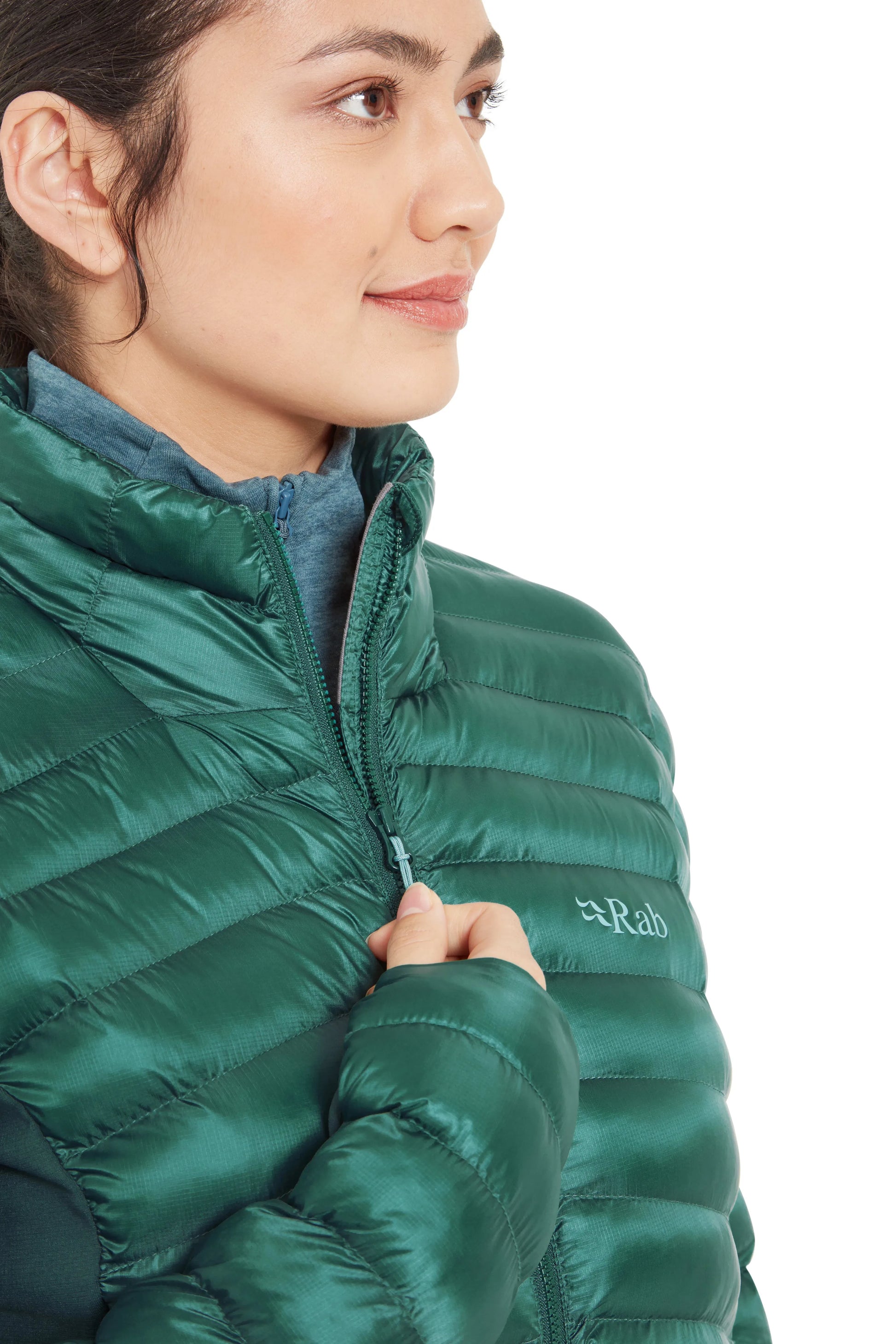 Rab Cirrus Flex Jacket Wmns Eucalyptus/Green Slate / 16/XL