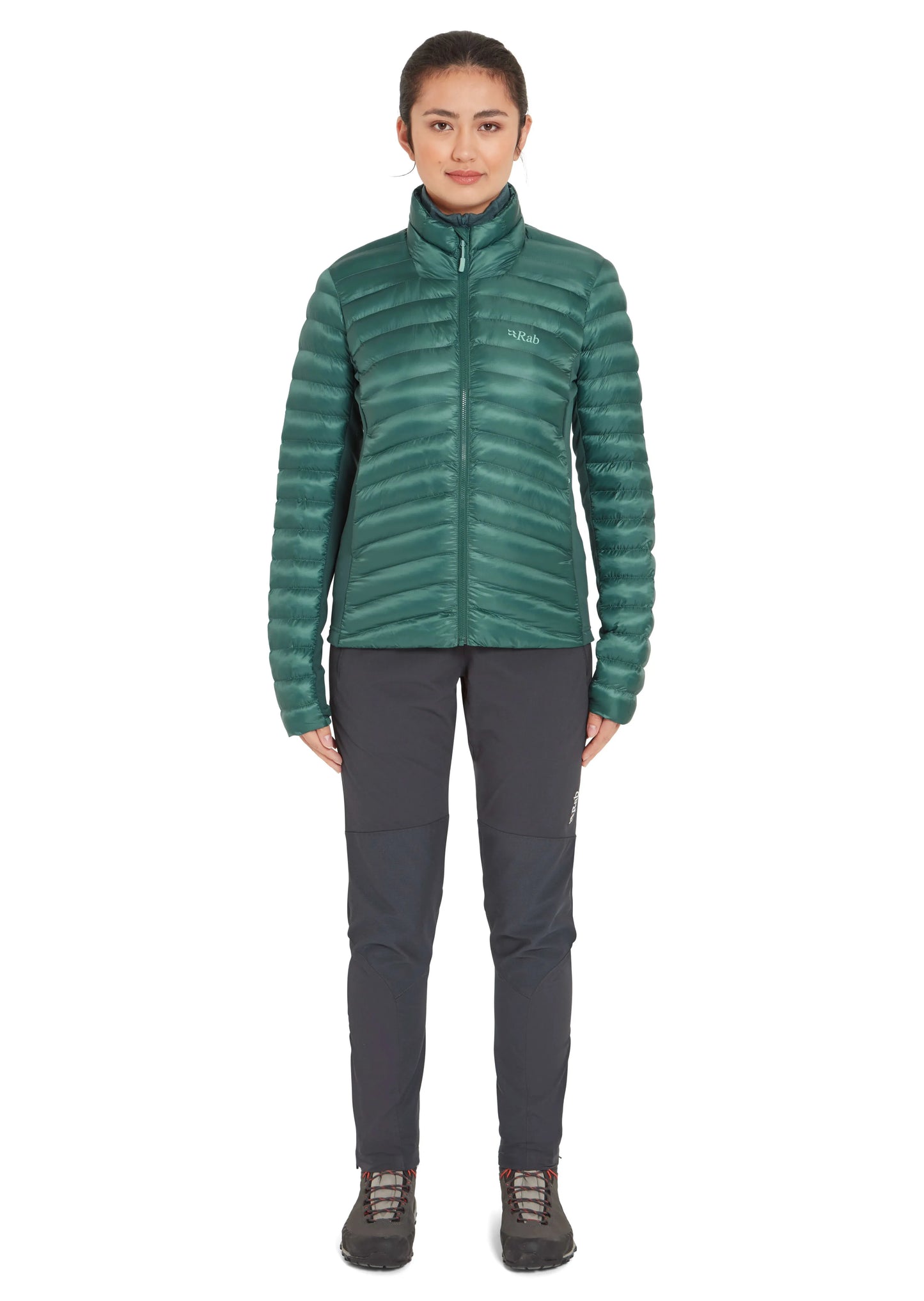Rab Cirrus Flex Jacket Wmns Eucalyptus/Green Slate / 16/XL