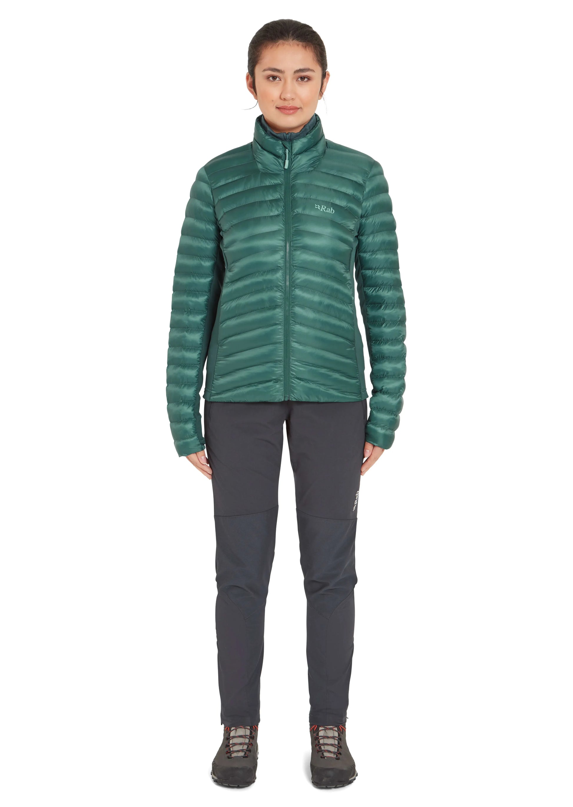 Rab Cirrus Flex Jacket Wmns Eucalyptus/Green Slate / 16/XL