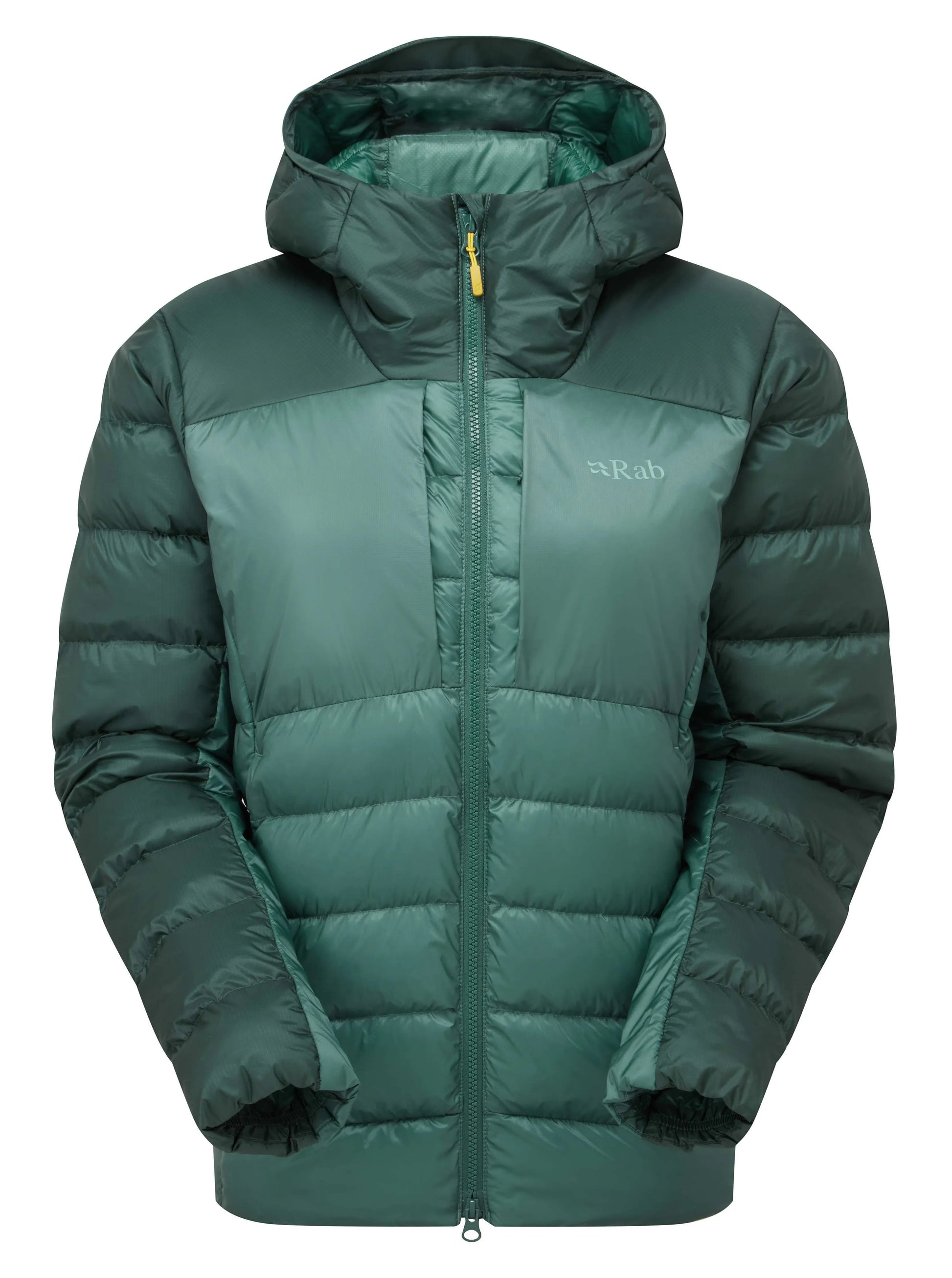 Rab Cirrus Ultra Hoody Wmns Green Slate/Eucalyptus / 16/XL