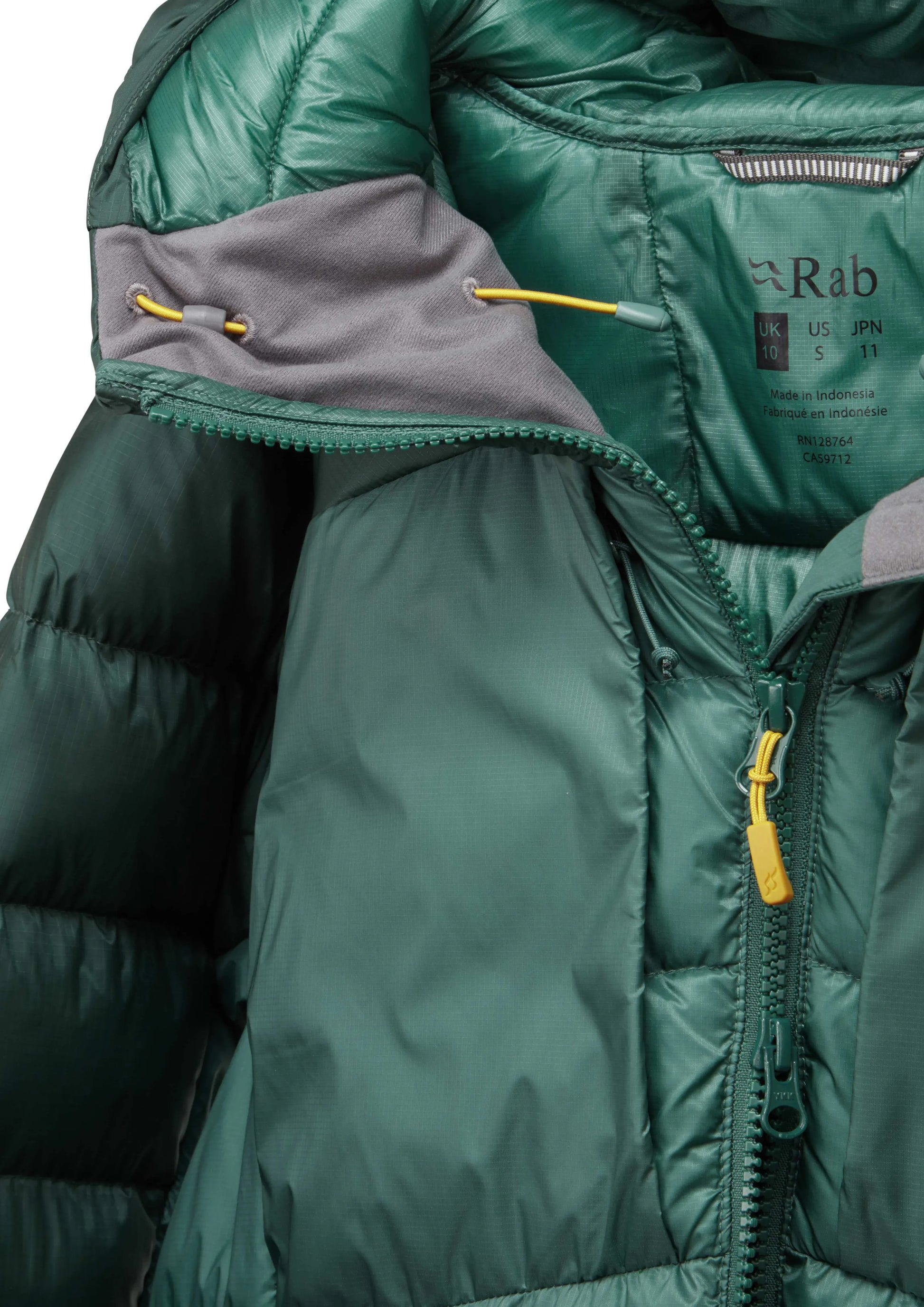 Rab Cirrus Ultra Hoody Wmns Green Slate/Eucalyptus / 16/XL