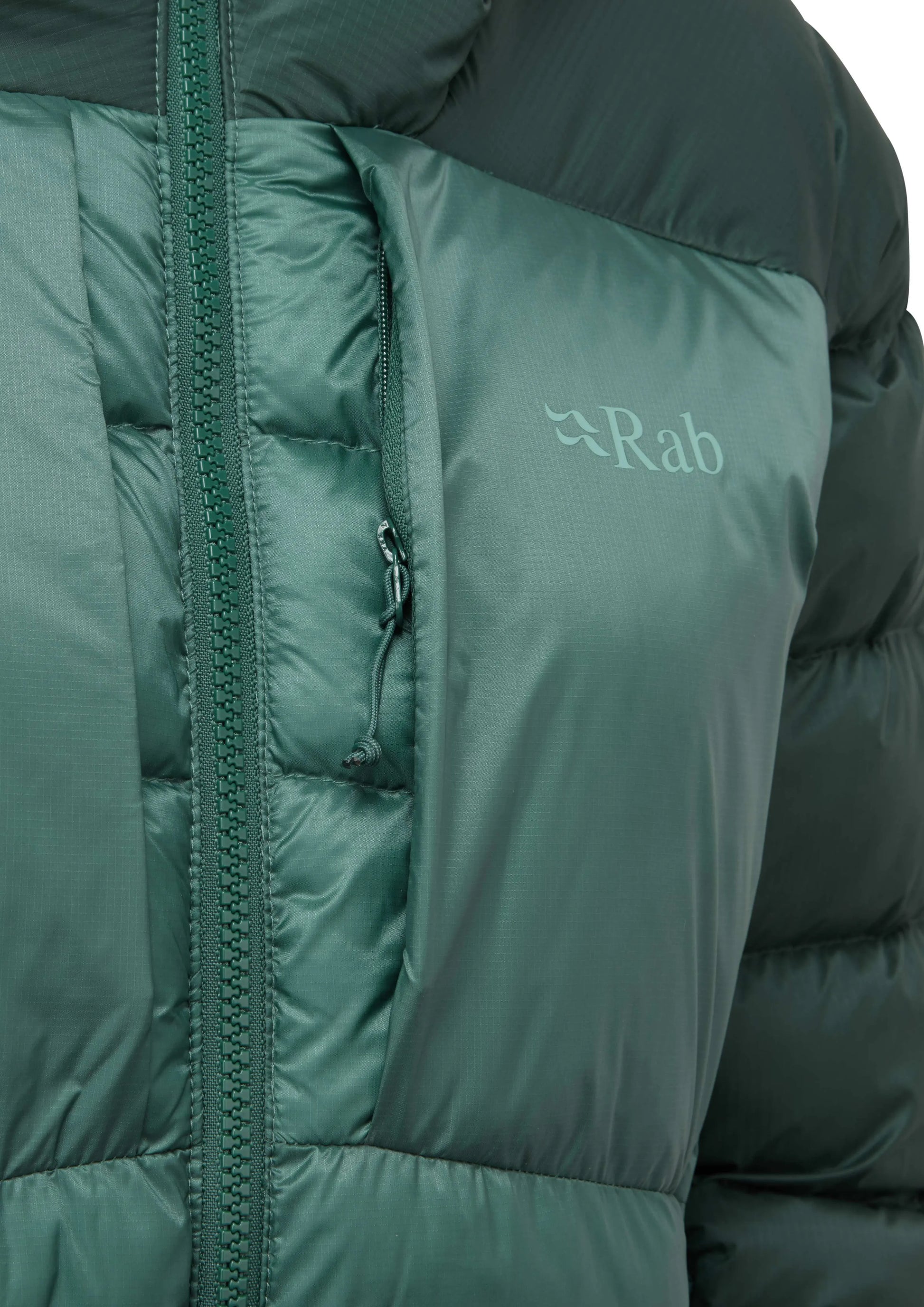Rab Cirrus Ultra Hoody Wmns Green Slate/Eucalyptus / 16/XL
