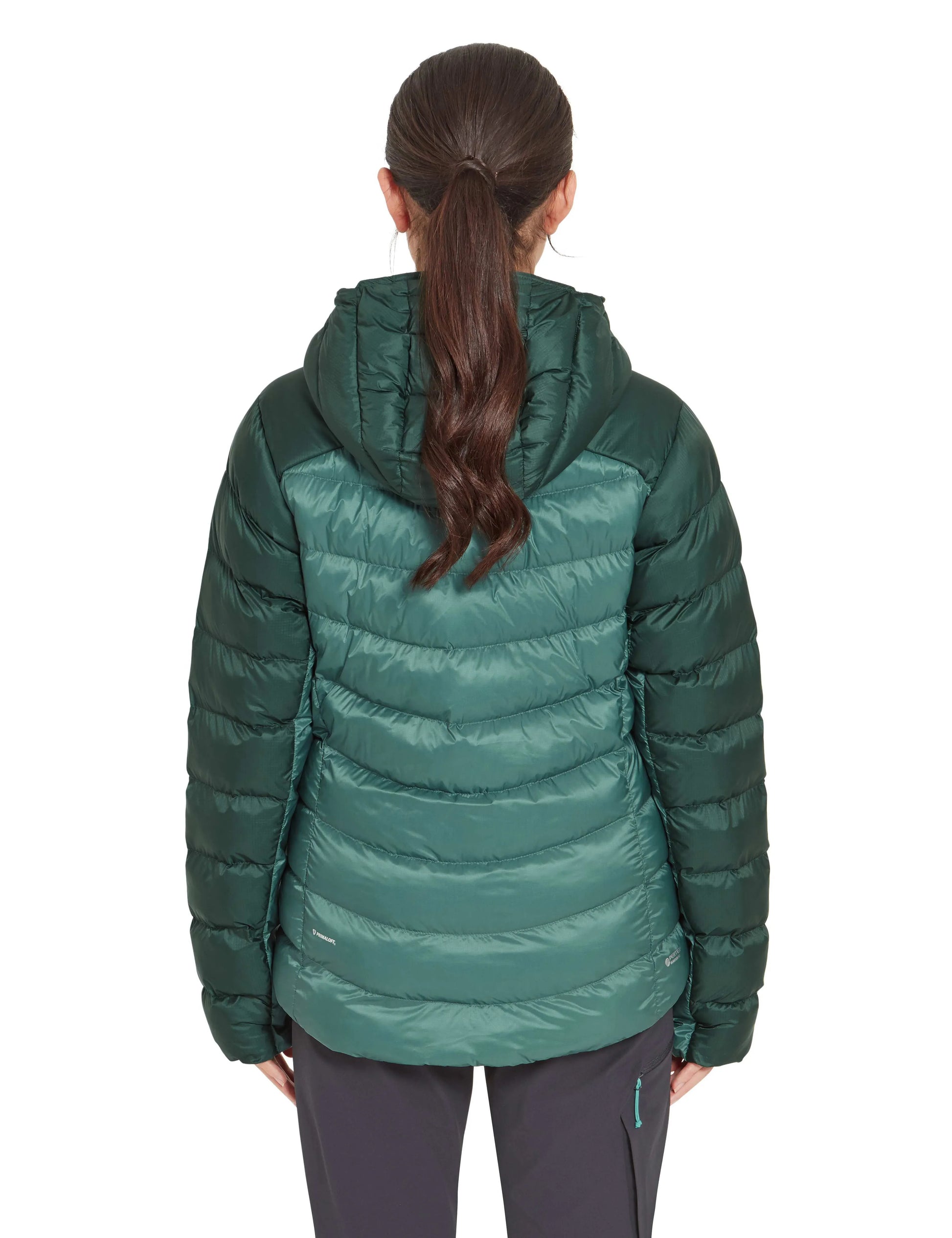 Rab Cirrus Ultra Hoody Wmns Green Slate/Eucalyptus / 16/XL