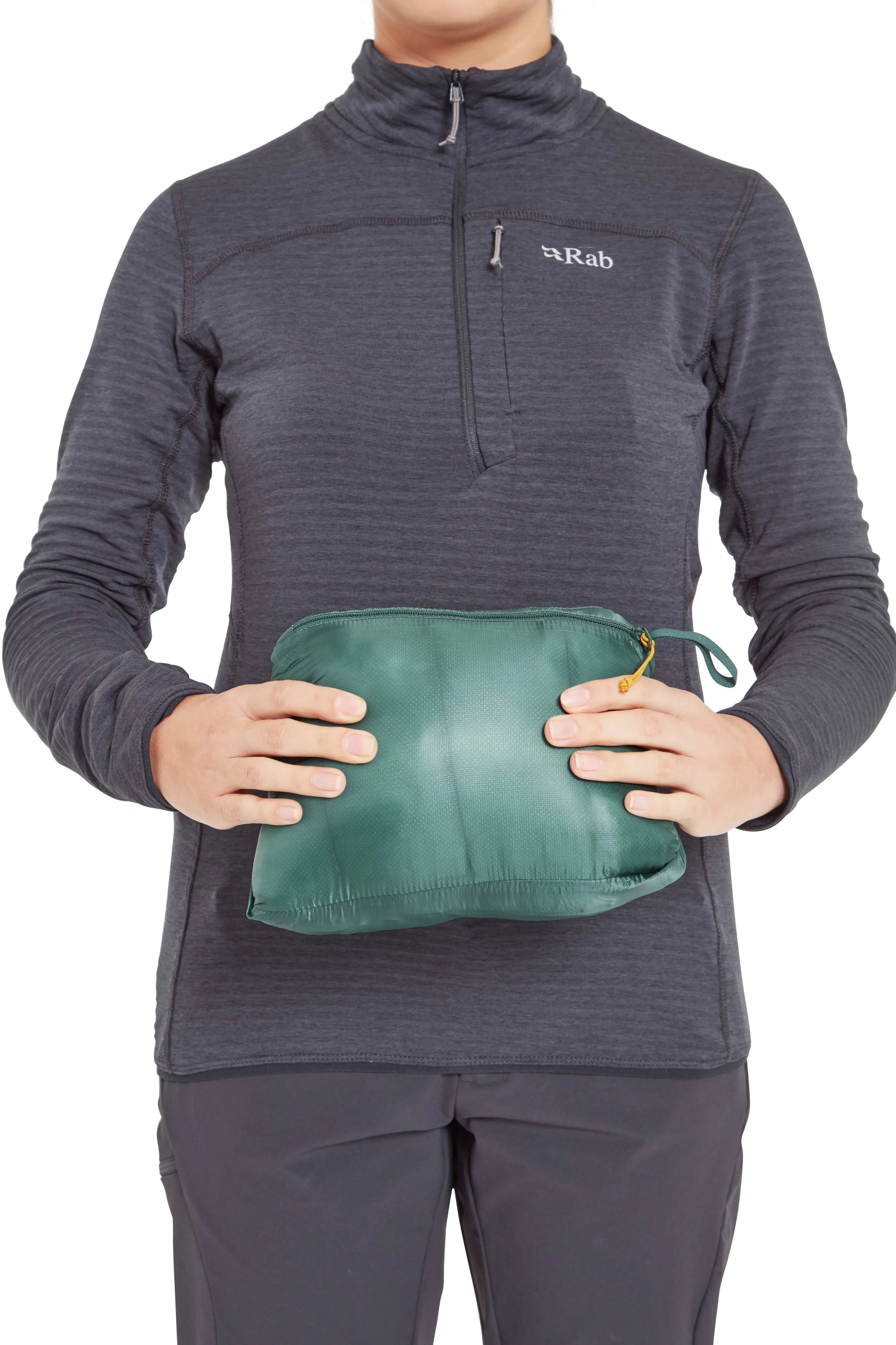 Rab Cirrus Ultra Hoody Wmns Green Slate/Eucalyptus / 16/XL