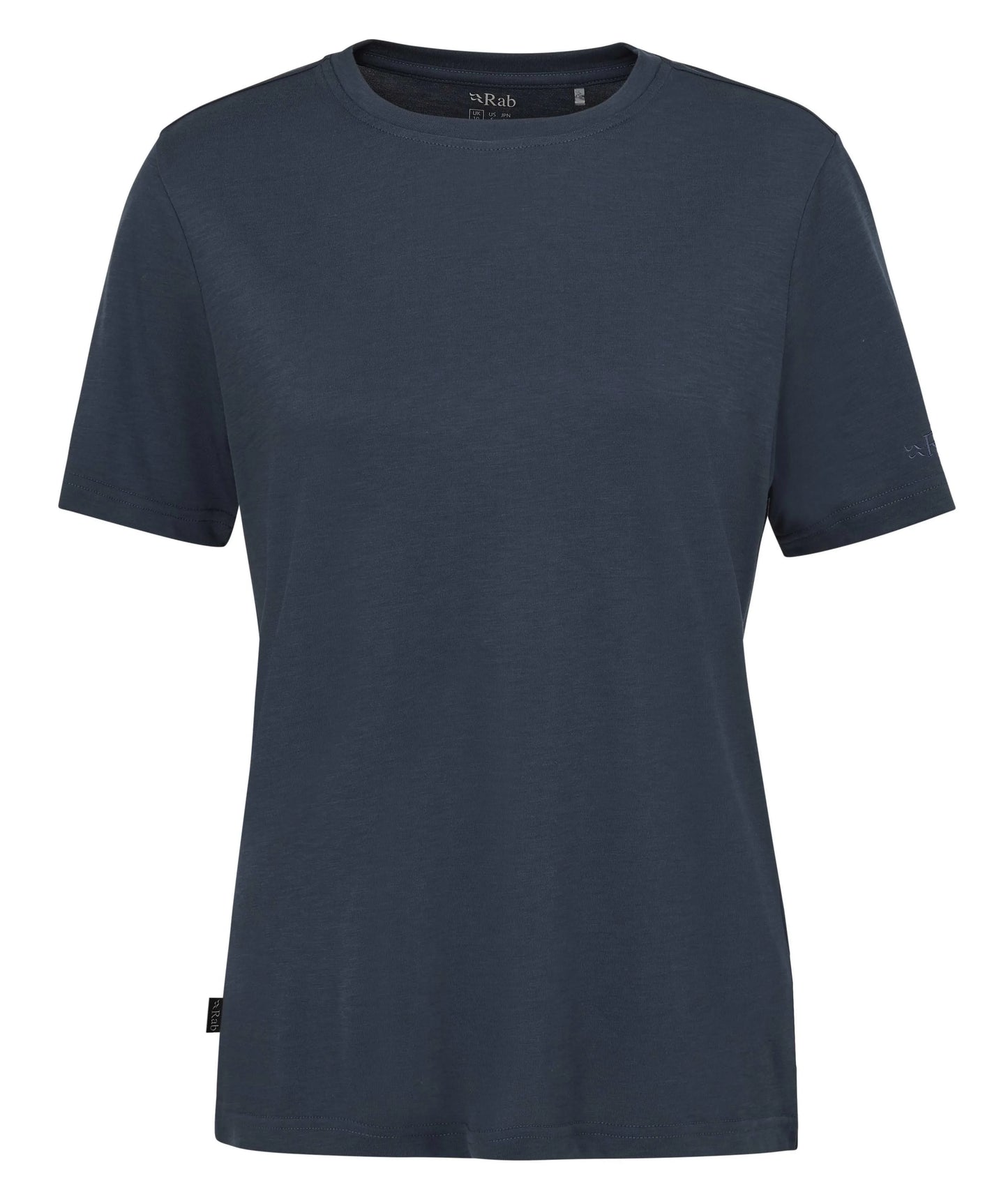 Rab Crimp Logo Tee Wmns Tempest Blue / 16/XL