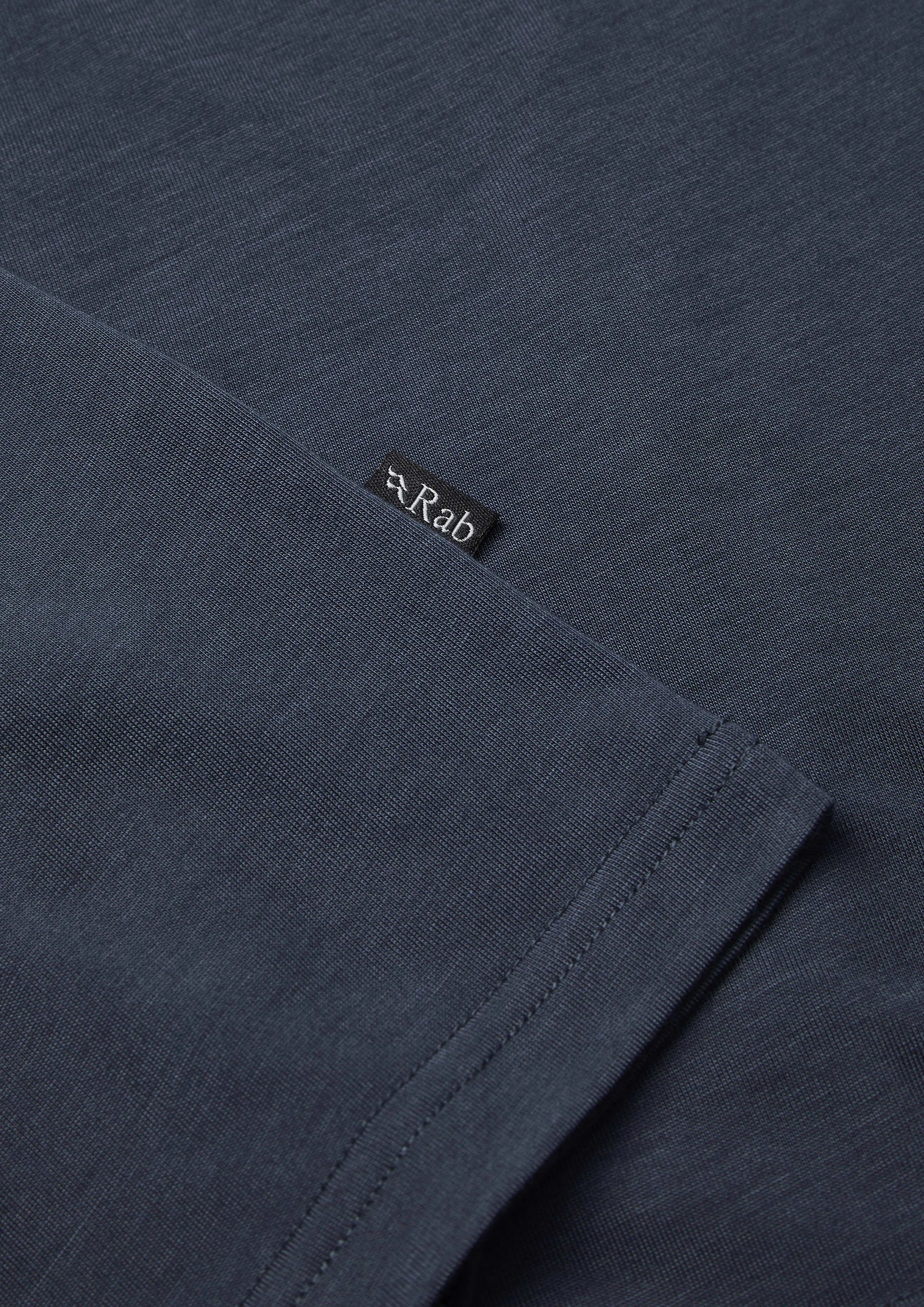Rab Crimp Logo Tee Wmns Tempest Blue / 16/XL
