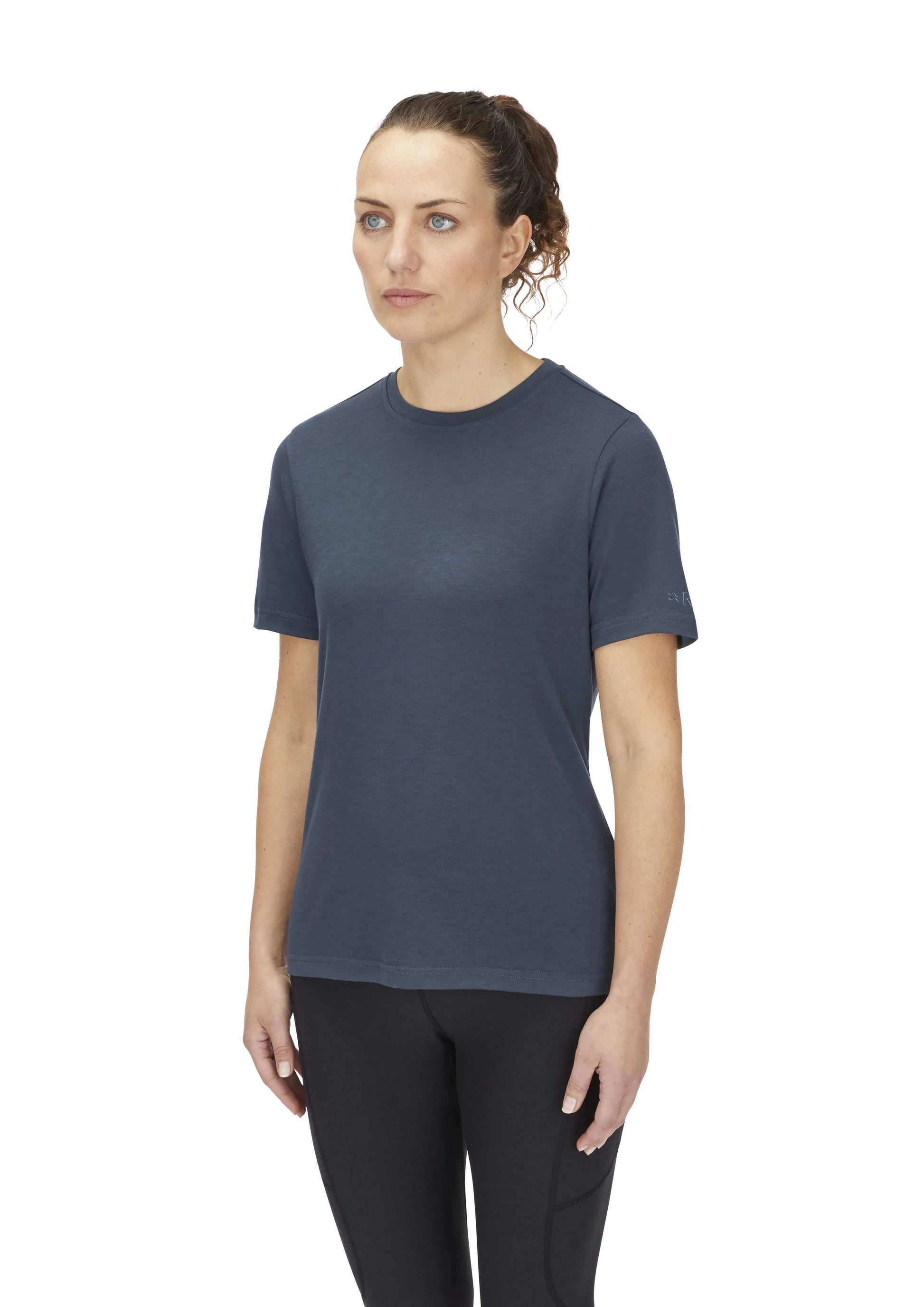 Rab Crimp Logo Tee Wmns Tempest Blue / 16/XL