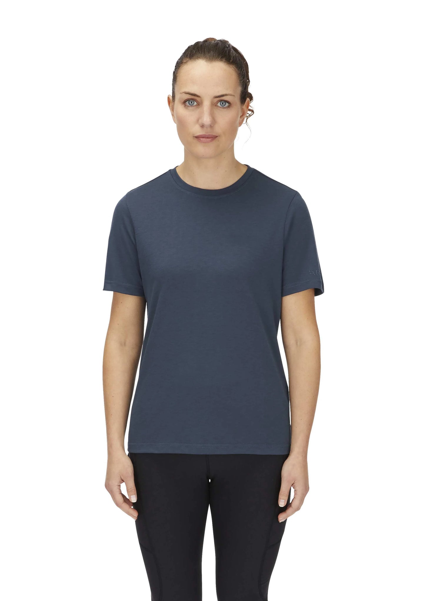 Rab Crimp Logo Tee Wmns Tempest Blue / 16/XL