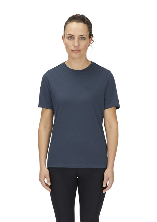 Rab Crimp Logo Tee Wmns Tempest Blue / 16/XL