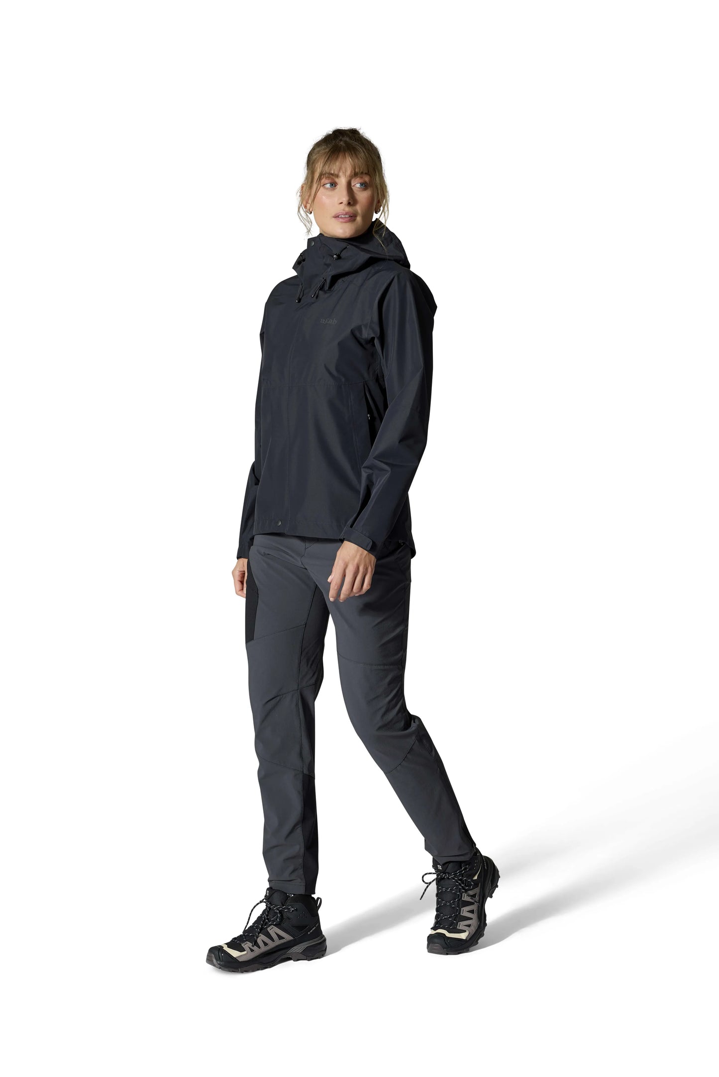 Rab Downpour Jacket Wmns Tempest Blue / 16/XL