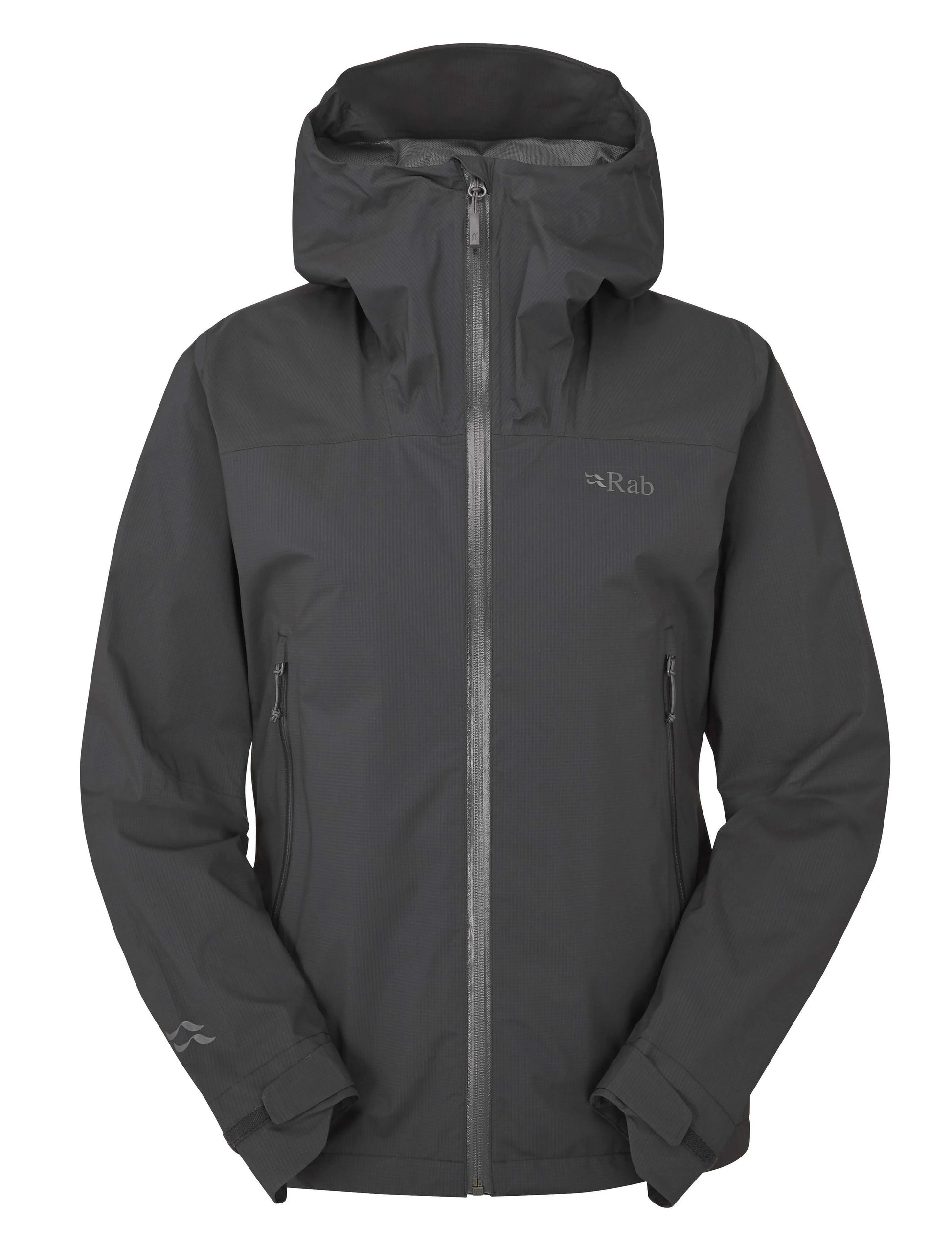 Rab Downpour Light Jacket Wmns Anthracite / 16/XL