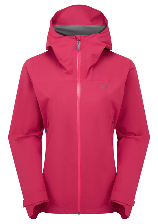 Rab Downpour Light Jacket Wmns Watermelon / 16/XL