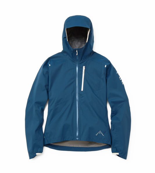 Rab Downpour Trail Light Jacket Wmns Tempest Blue / 16/XL