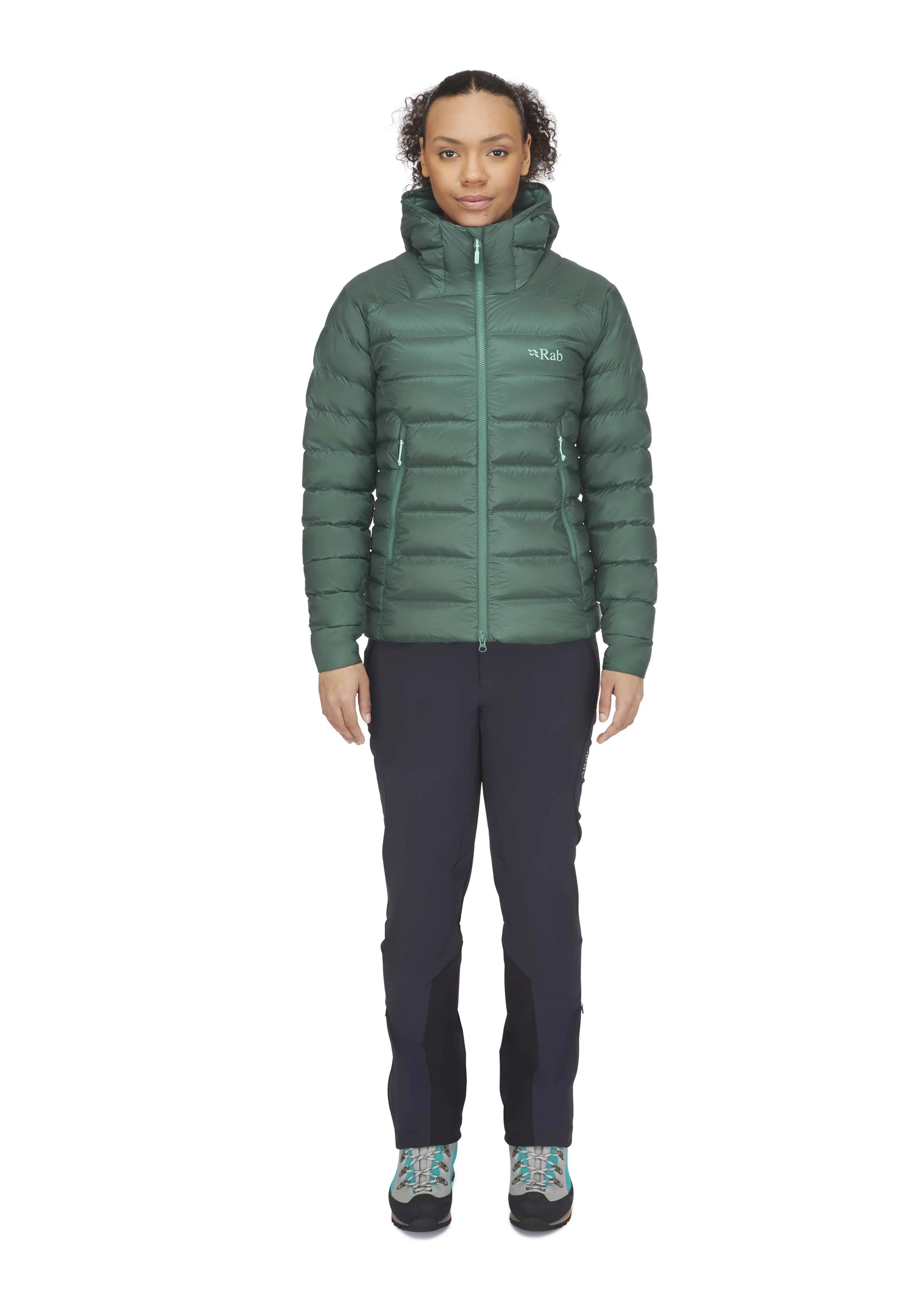 Rab Electron Pro Jacket Wmns Green Slate / 16/XL