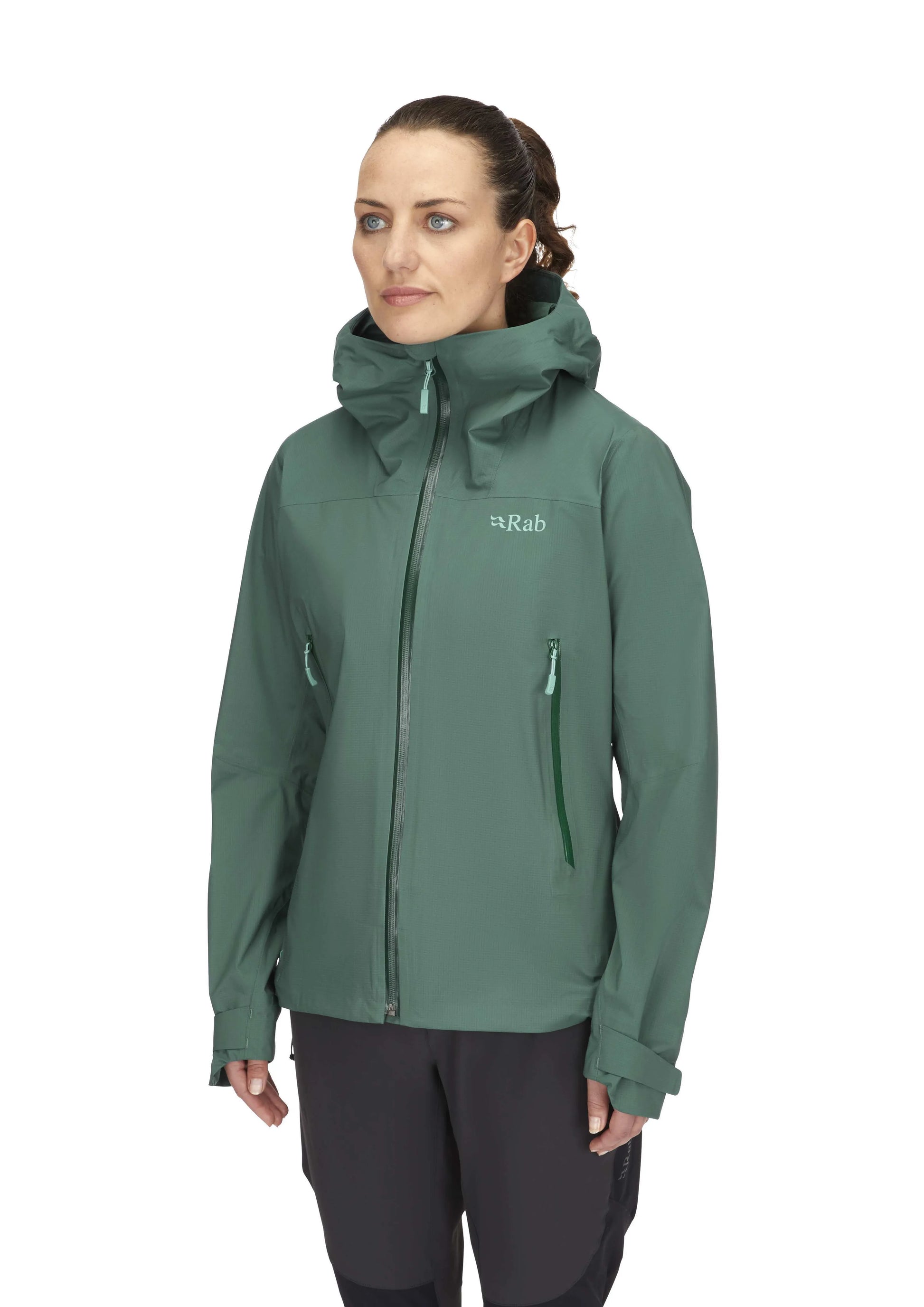 Rab Firewall Light Jacket Wmns Green Slate / 16/XL